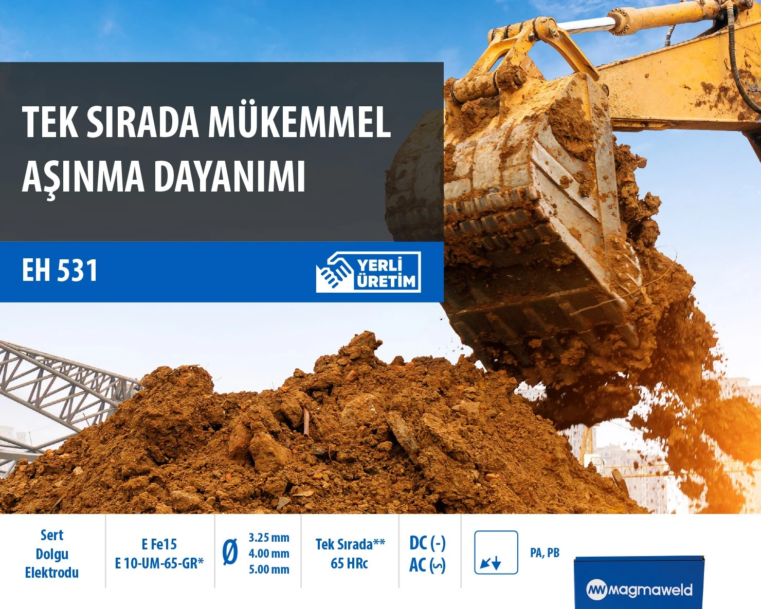 EH531/SERT DOLGU Elektrot -3.25X350  96 Adet/Paket