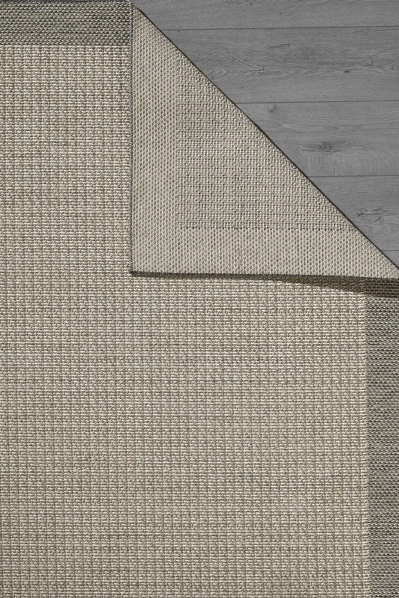 Sisalux Jute Based Woven Kilim Carpet Beige 80x150