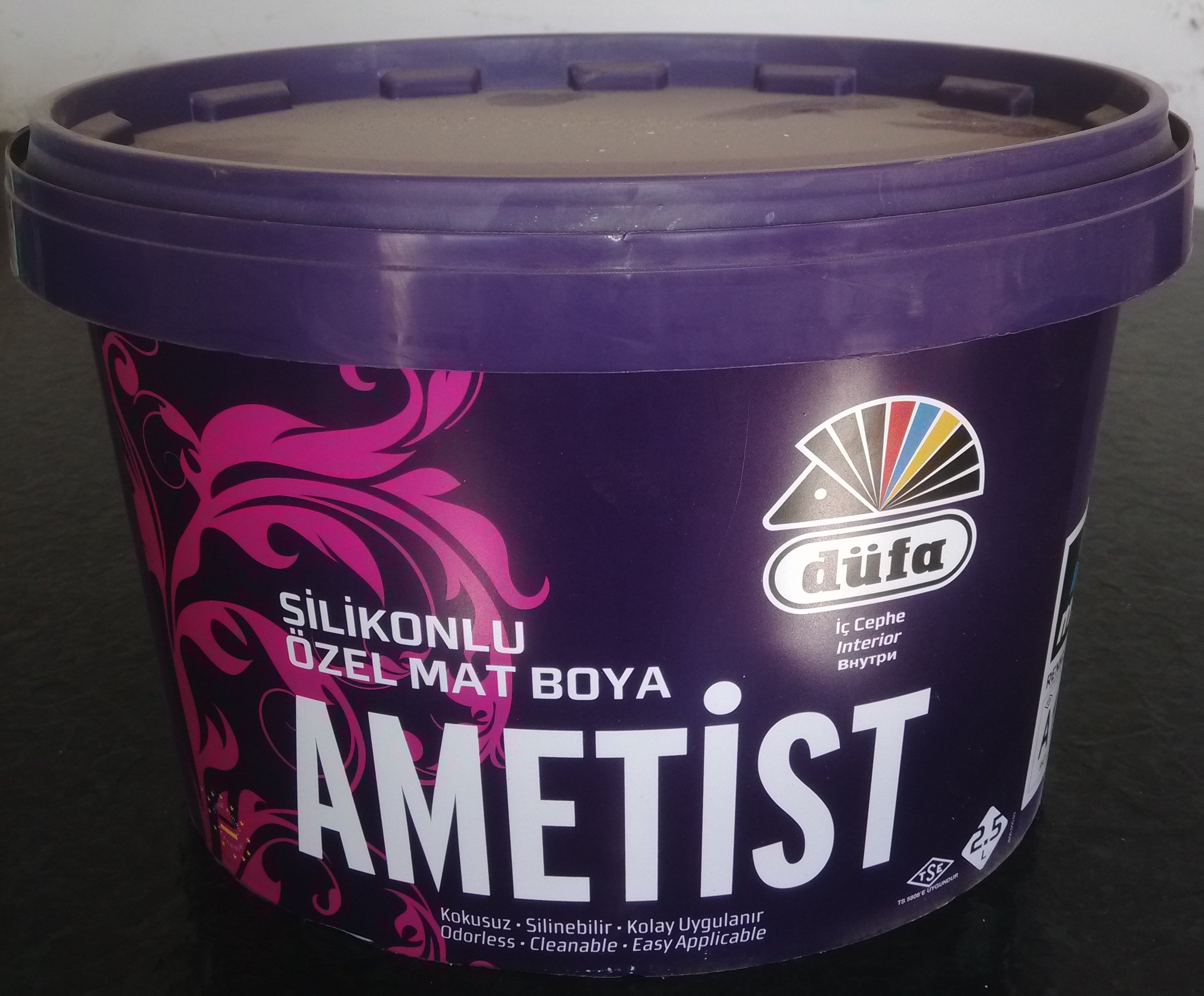 AMETİS Silikonlu İçCephe ÖzelMat(A1)Baz 15LT.YENİ