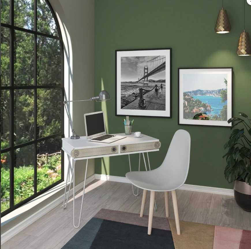 Masa Illia No.2 Beyaz