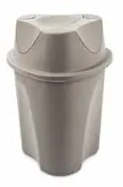 Twist Trash Can No 3 Gray 15 Lt