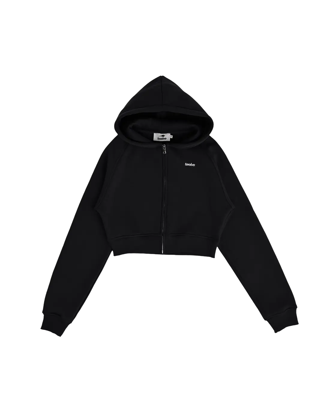 トップス   zip up top hoodie Cropped Zips