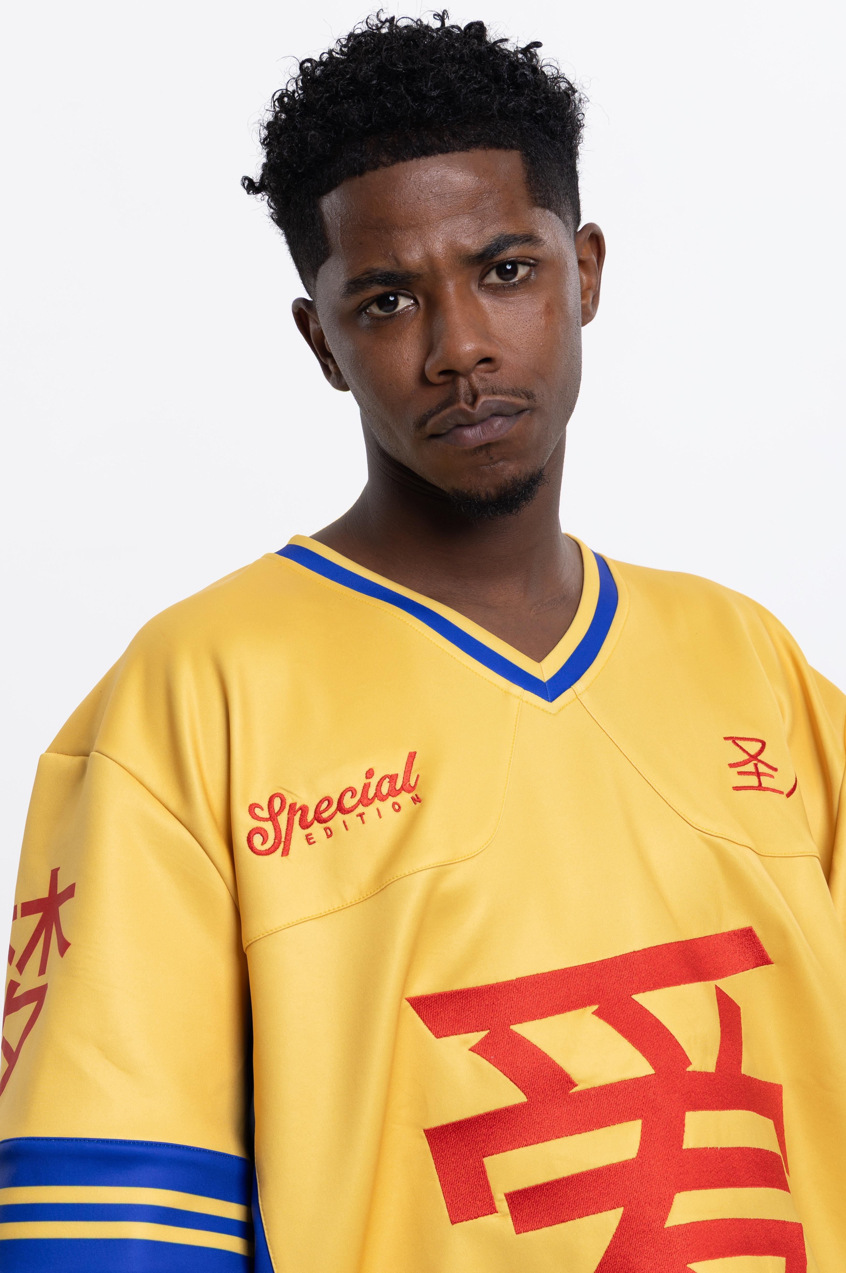 HANZO OVERSIZE JERSEY — Japon Nakış Street & Ski Style Erkek (Scuba Kumaş)