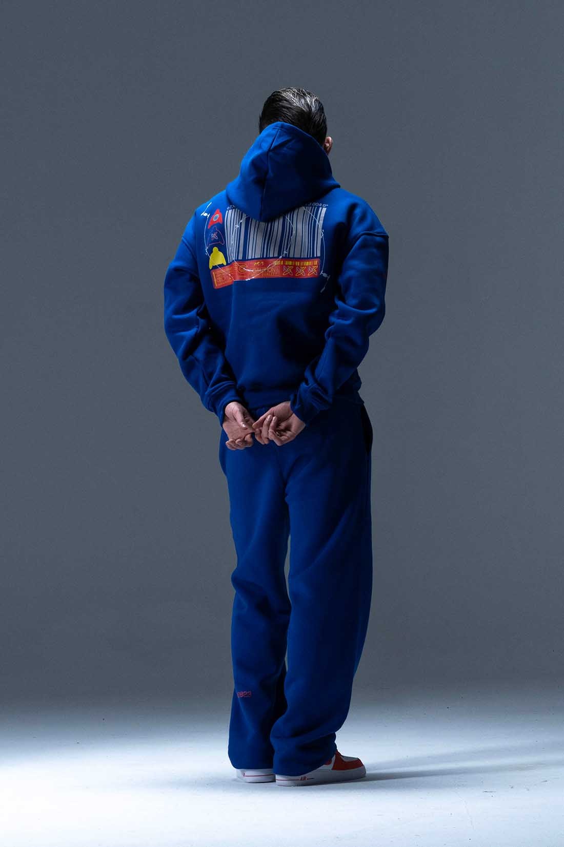 CLIMAX LACİVERT OVERSIZE HOODIE | Graphic Street Style Erkek (%100 Pamuk)