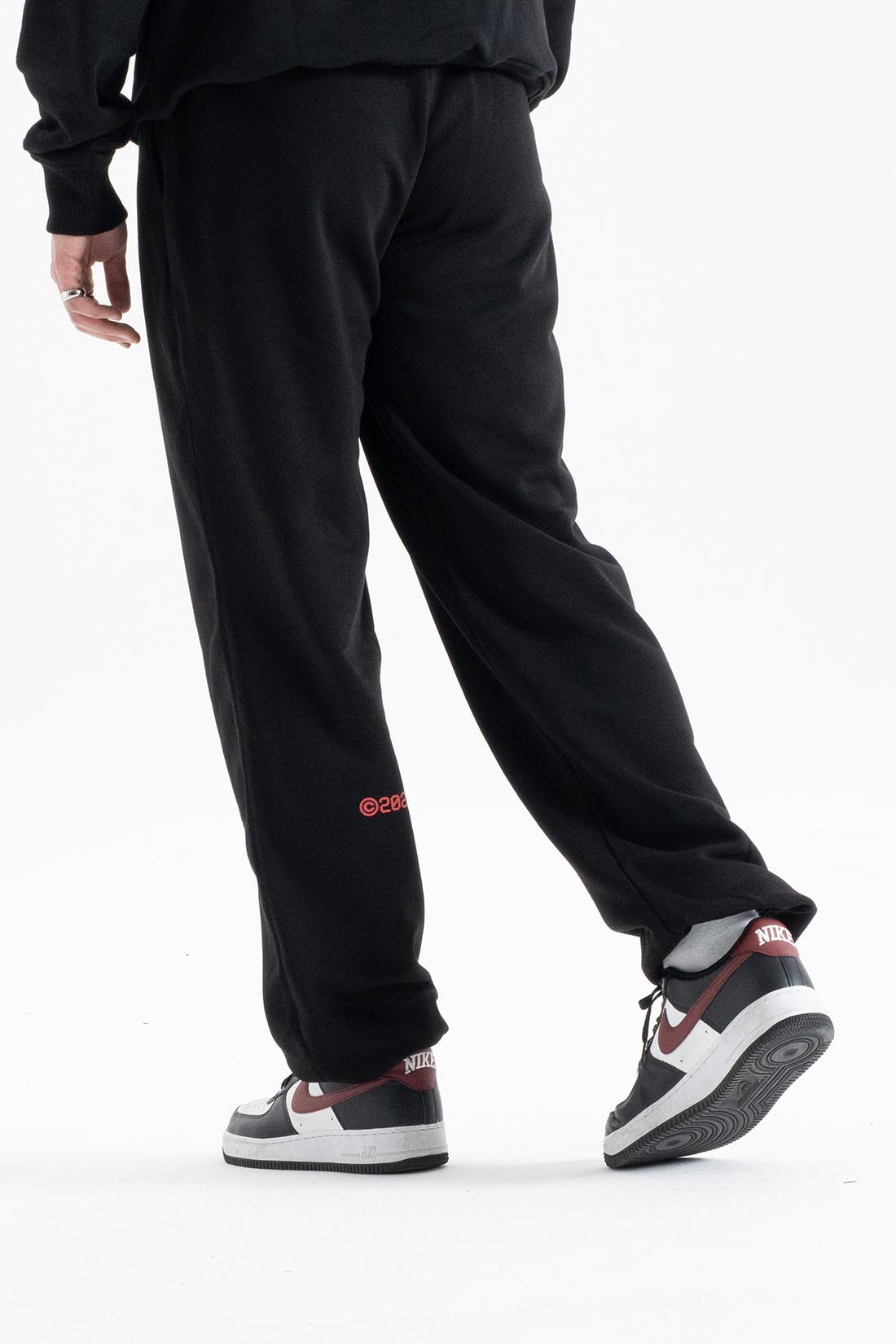 CLIMAX SİYAH OVERSIZE JOGGER | Graphic Street Style Erkek (%100 Pamuk)