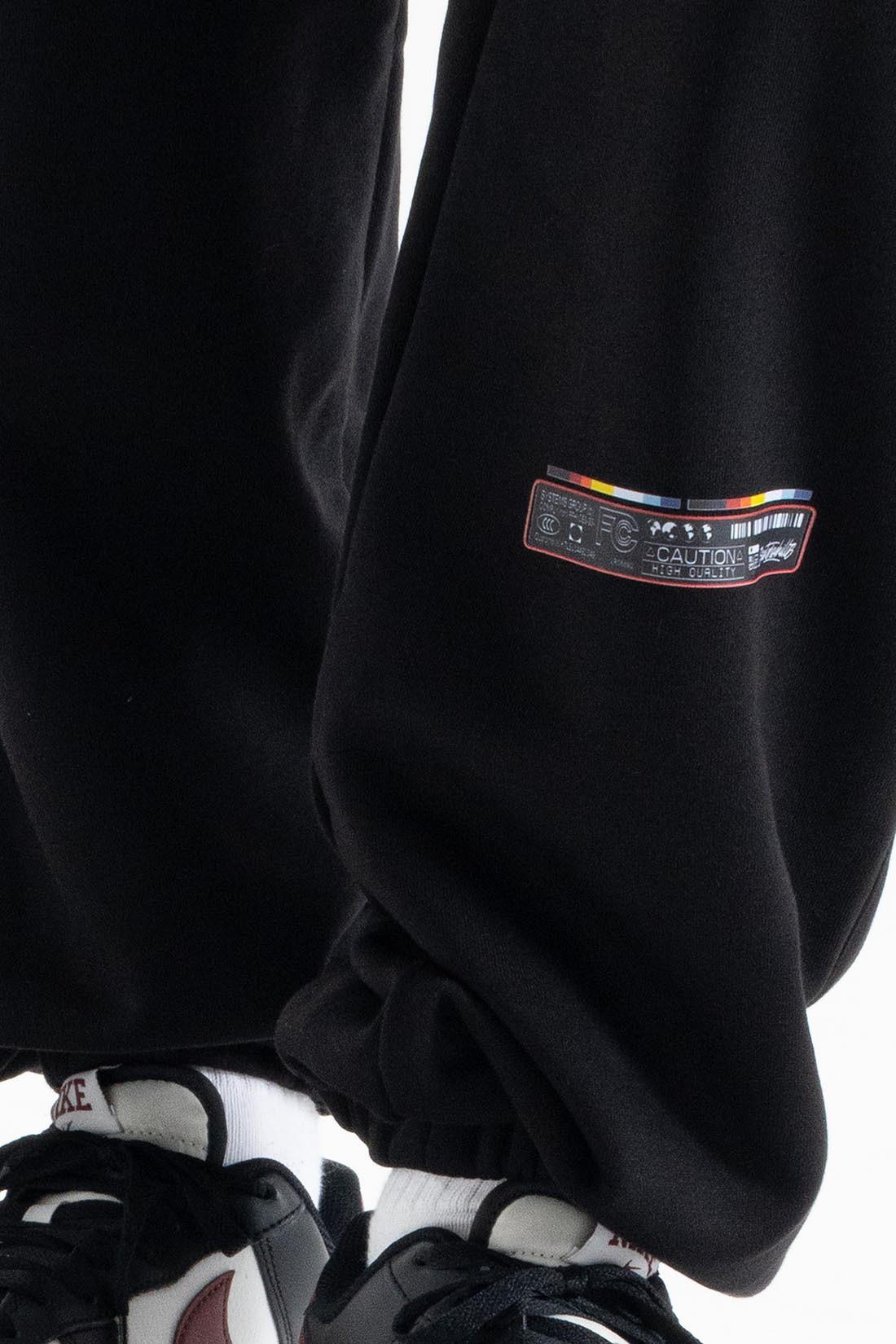CLIMAX SİYAH OVERSIZE JOGGER | Graphic Street Style Erkek (%100 Pamuk)