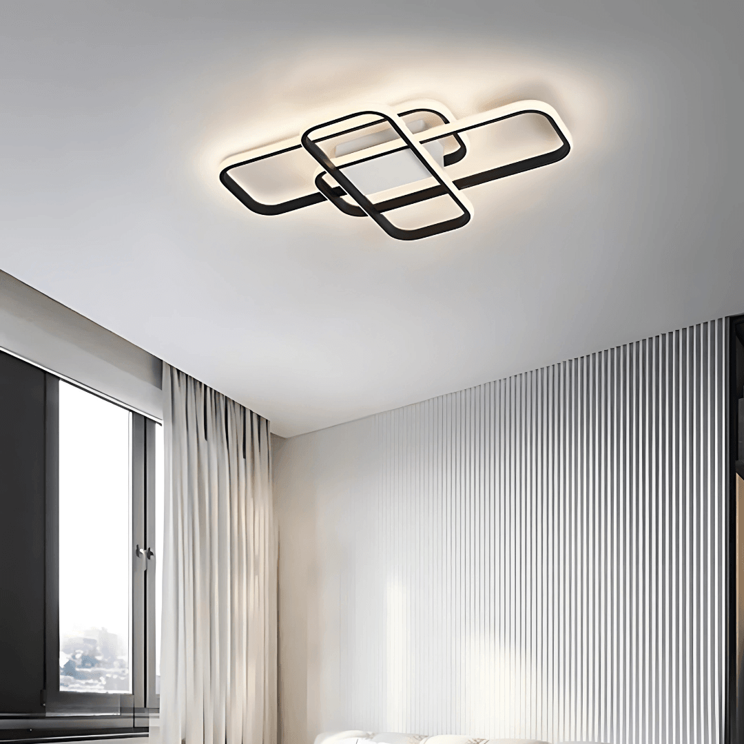Valantina Mimari Tasarım 3 Renk Ledli Plafonyer Modern Ledli Avize Led Avize