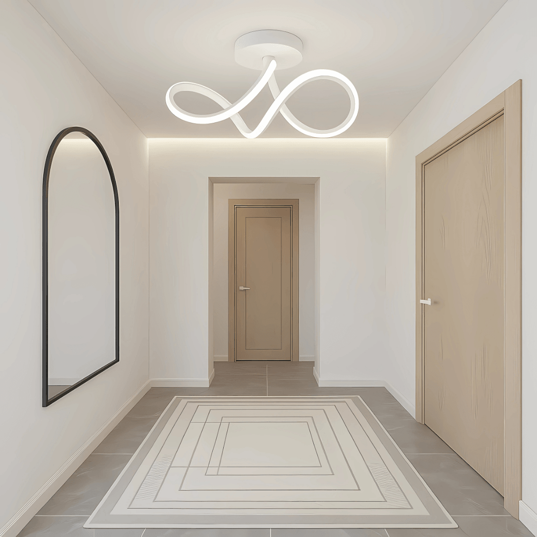 Casabella Modern Beyaz Plafonyer Ultra Power Beyaz Ledli Avize