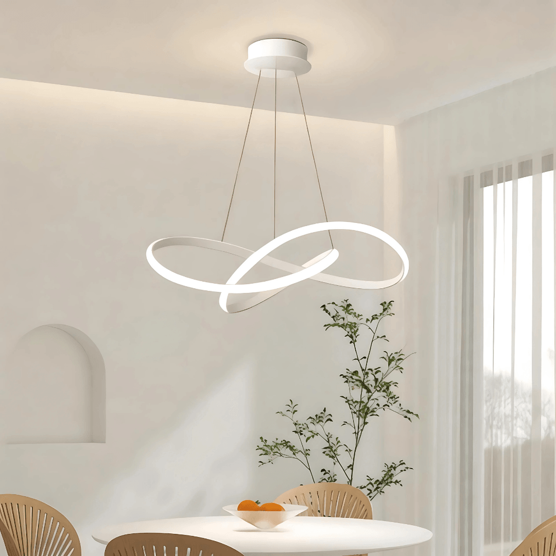 Venedik Beyaz Ultra Power Beyaz Ledli Avize Sarkık Modern Led Avize