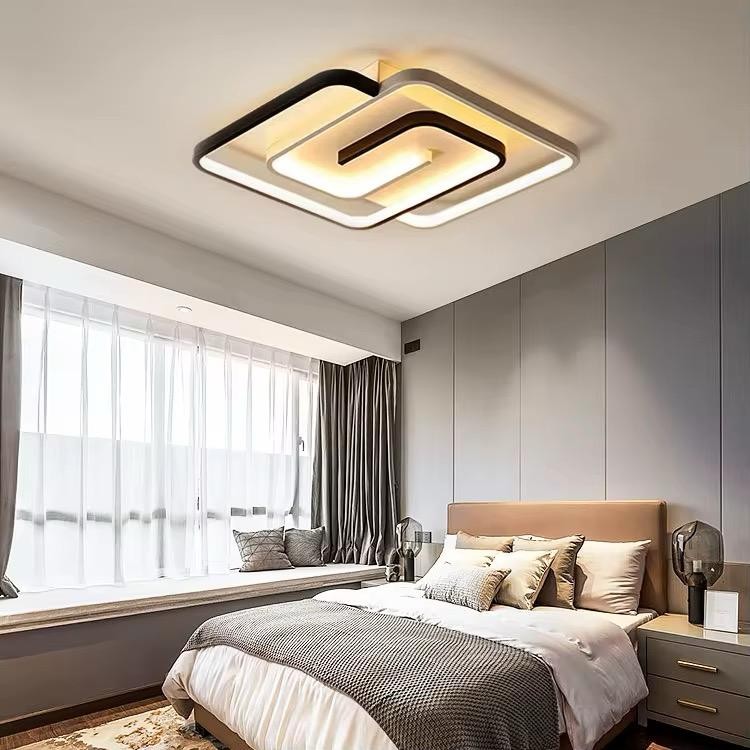 Mabel Modern 3 Renk Ledli Mimari Tasarım Plafonyer Ledli Avize