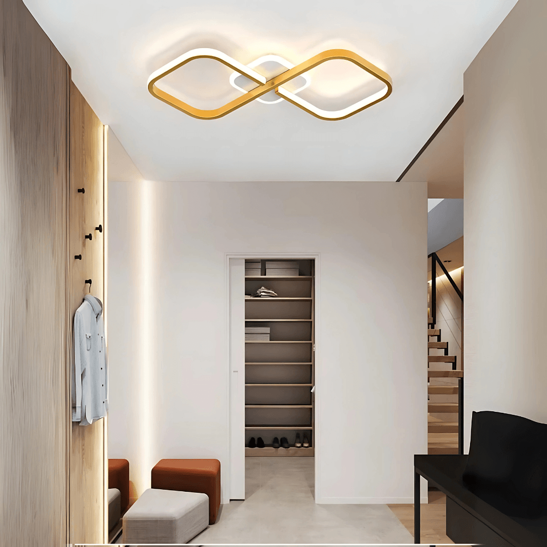 Beliz Modern 3 Renk Ledli Mimari Tasarım Plafonyer Ledli Avize Led Avize 