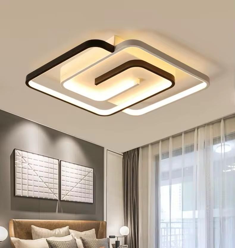 Mabel Modern 3 Renk Ledli Mimari Tasarım Plafonyer Ledli Avize