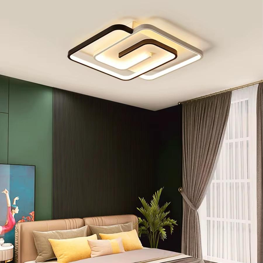 Mabel Modern 3 Renk Ledli Mimari Tasarım Plafonyer Ledli Avize