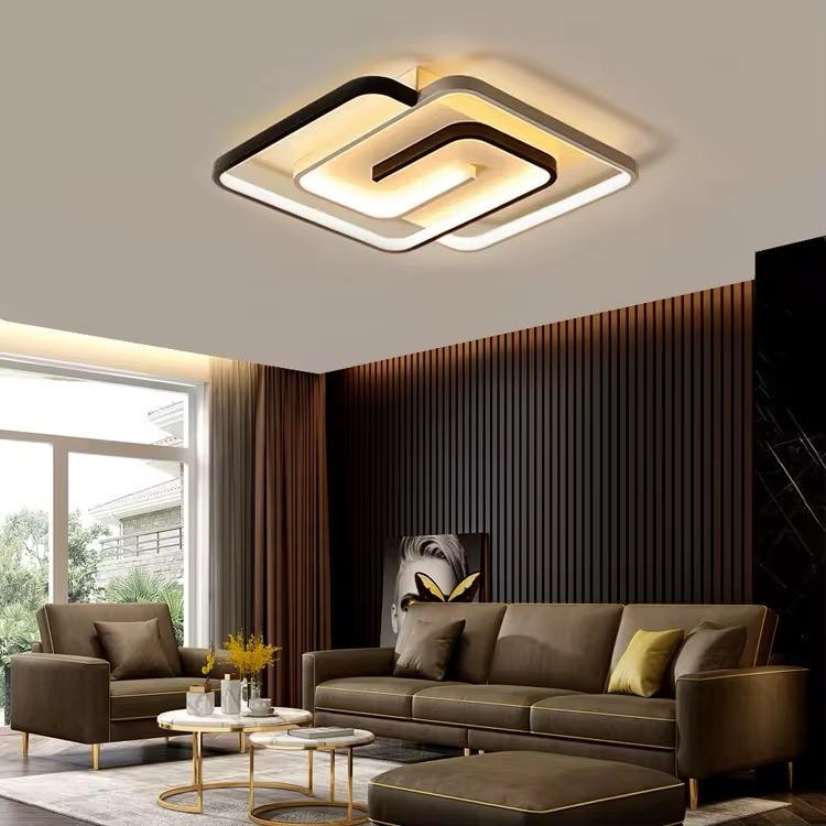 Mabel Modern 3 Renk Ledli Mimari Tasarım Plafonyer Ledli Avize
