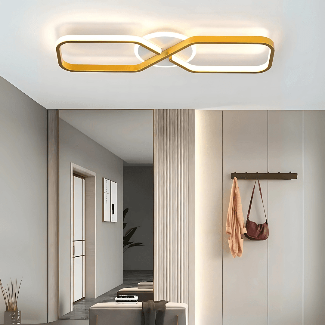 Beren Modern 3 Renk Ledli Mimari Tasarım Plafonyer Ledli Avize Led Avize 