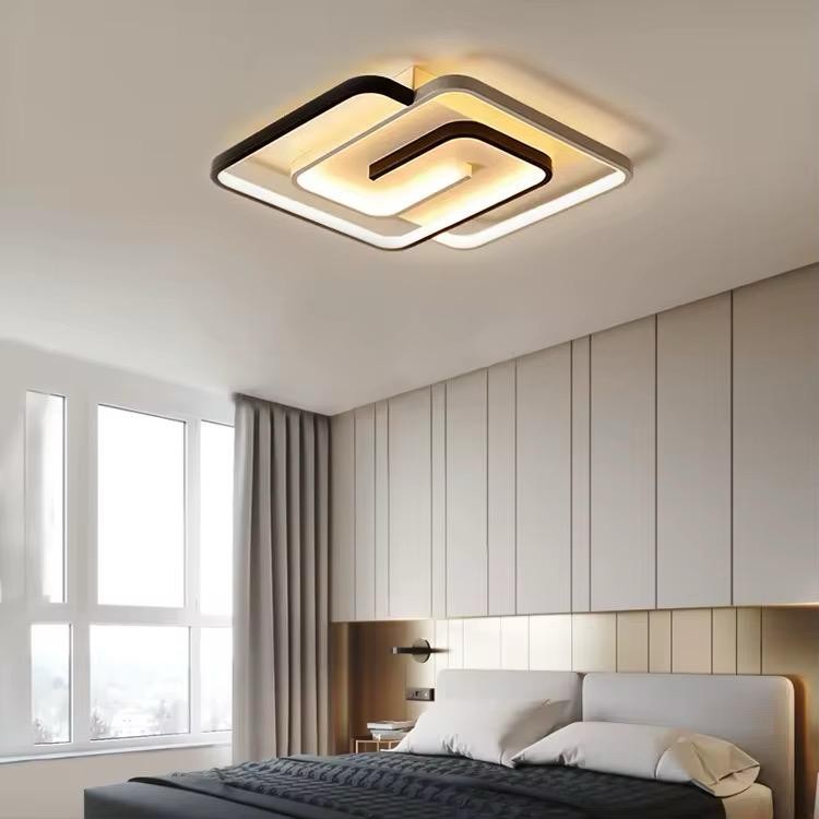 Mabel Modern 3 Renk Ledli Mimari Tasarım Plafonyer Ledli Avize