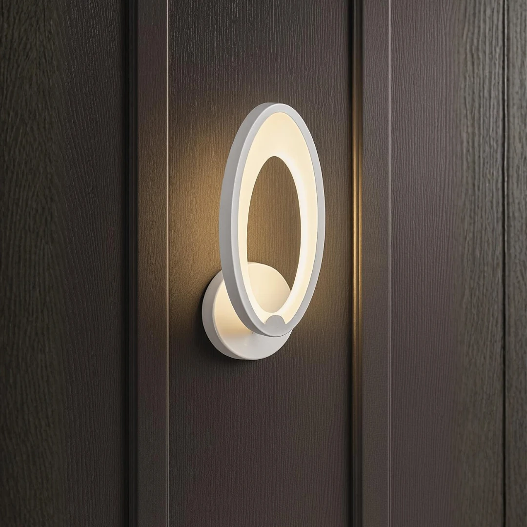 MS31005-1 Beyaz Mimari 3 Renk Ledli Modern Aplik-Takım 2 Adet