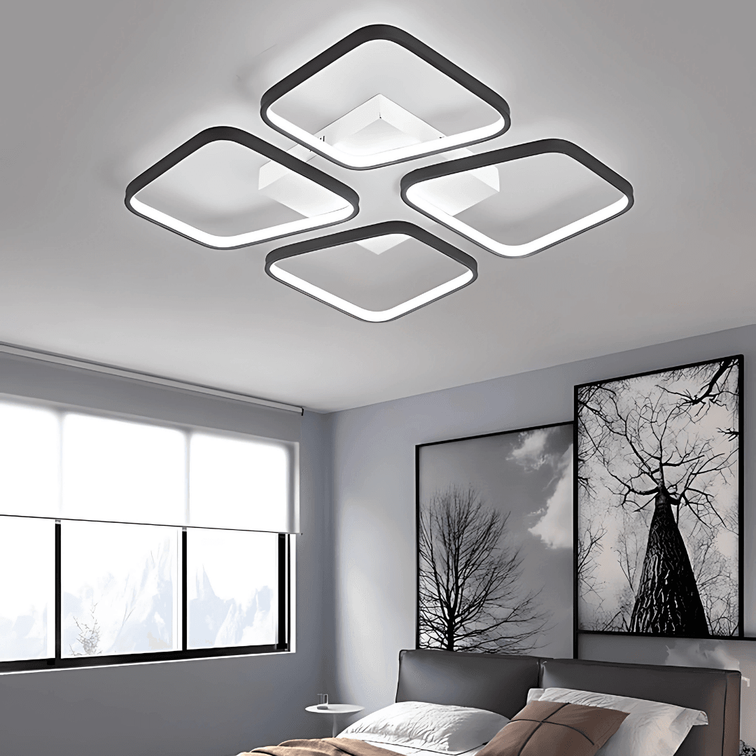 Aleda Modern 3 Renk Ledli Mimari Tasarım Plafonyer Ledli Avize Led Avize 