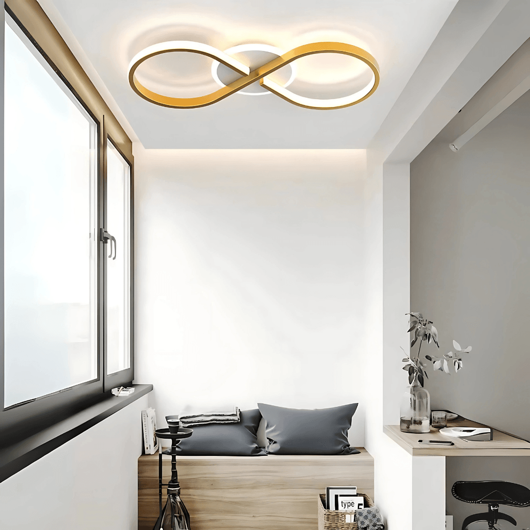 Belda Modern 3 Renk Ledli Mimari Tasarım Plafonyer Ledli Avize Led Avize