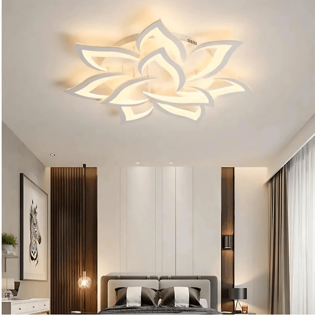 Ms51005-10 Beyaz Plafonyer Lüks Modern 10'lu Günışığı Ledli Avize