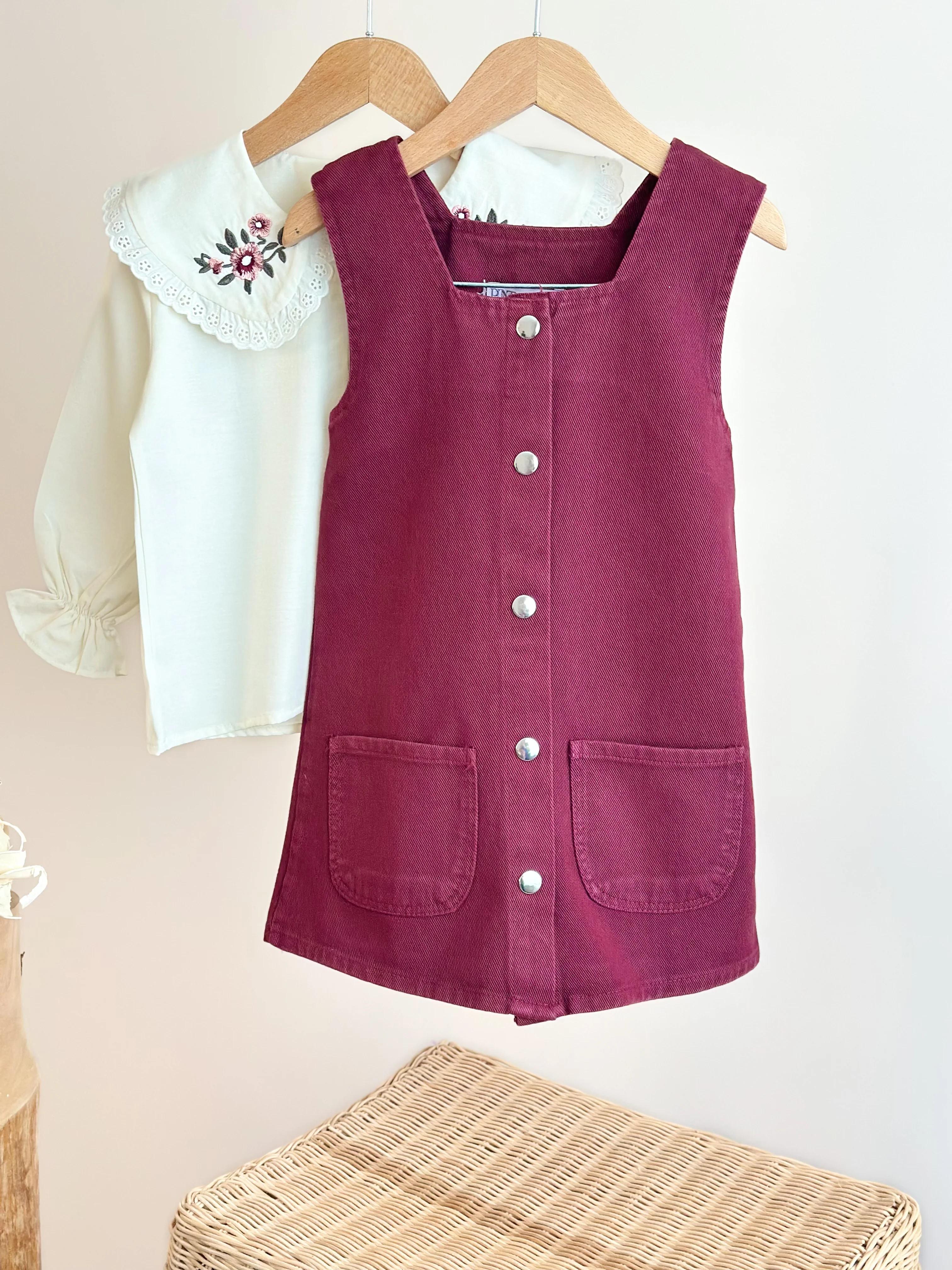 Tasarım Kot Jile - Bordo