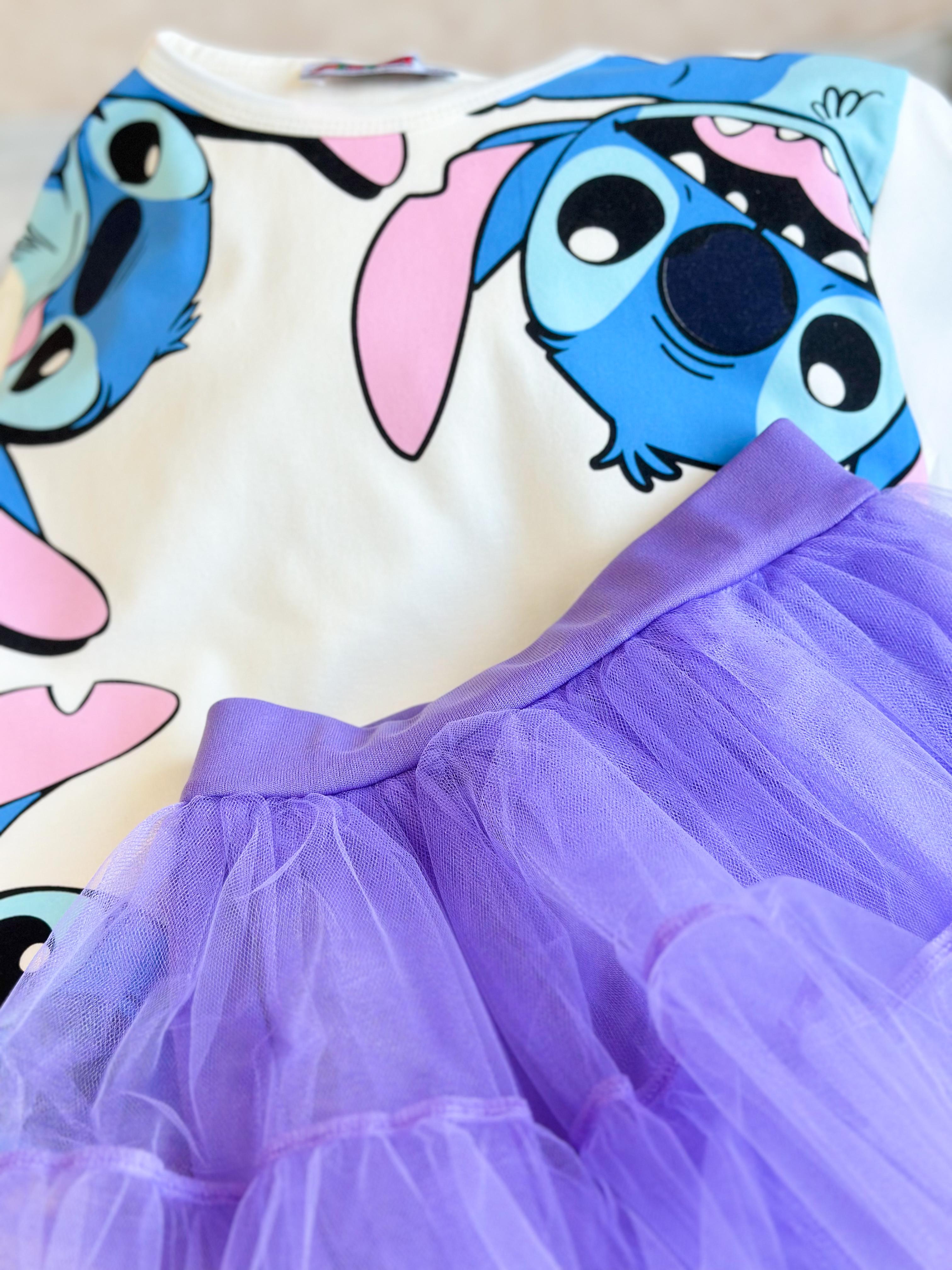 Tütü Etekli Stitch Takım