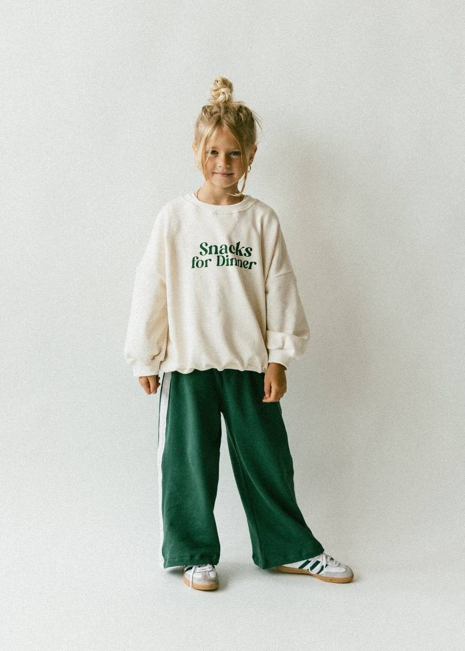 SNACKS FOR DINNER Unisex Overisize Takım