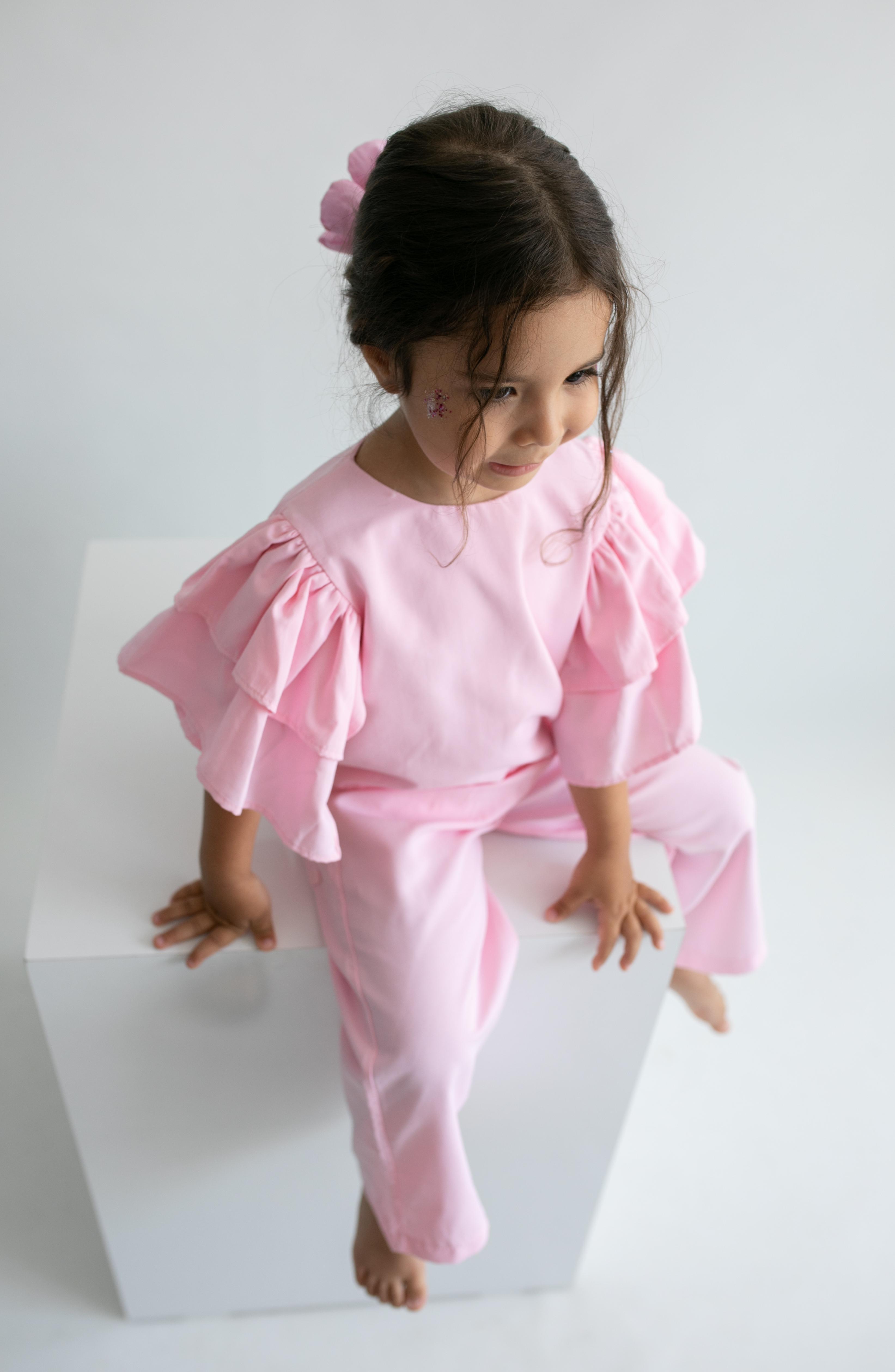 GÜLCE Kız Çocuk Takım-Pembe