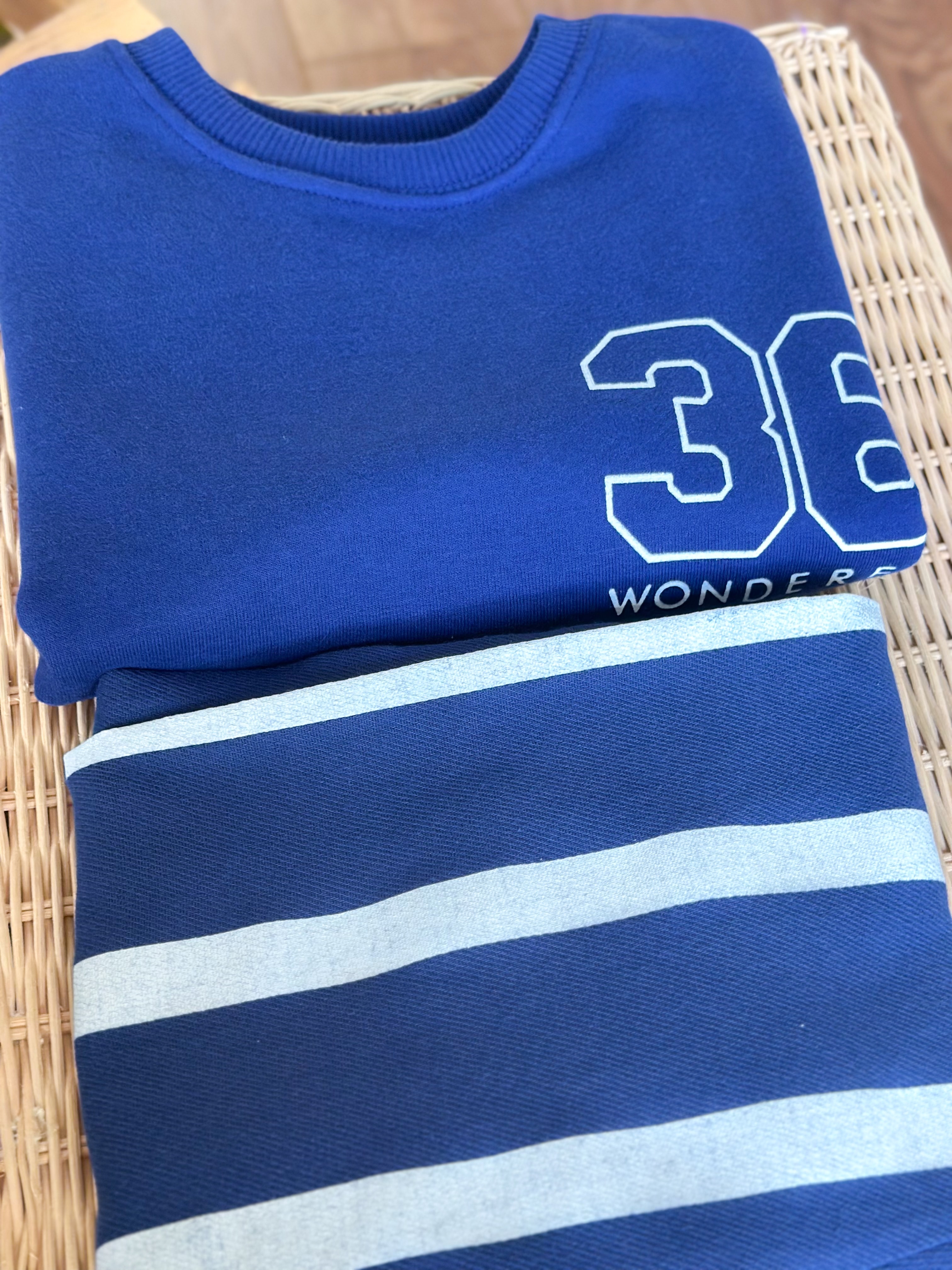 36 BOYS WONDERFUL Sweatshirt ve Dokuma Pantolon Takım
