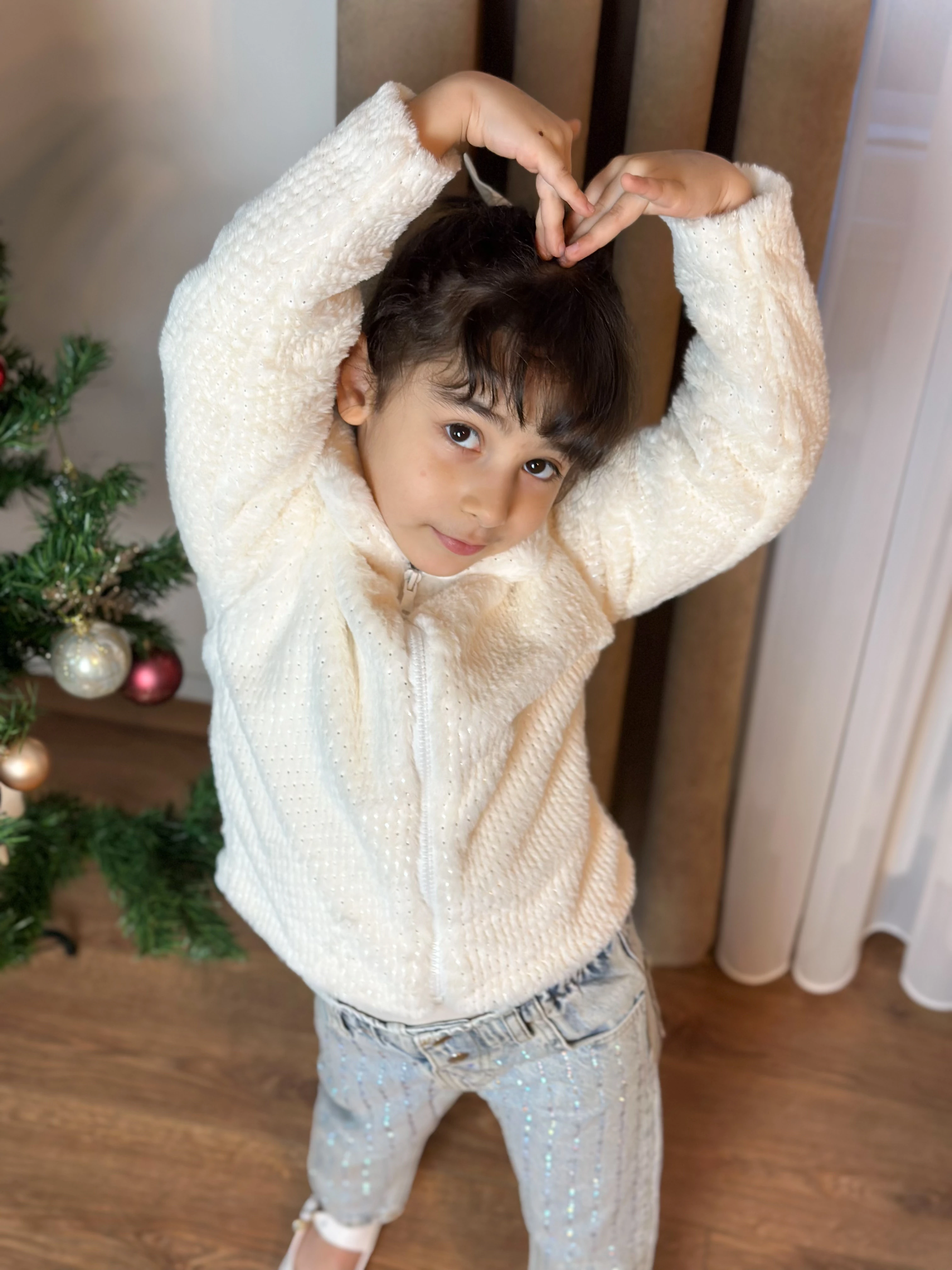 Sim Baskılı Peluş Ceket