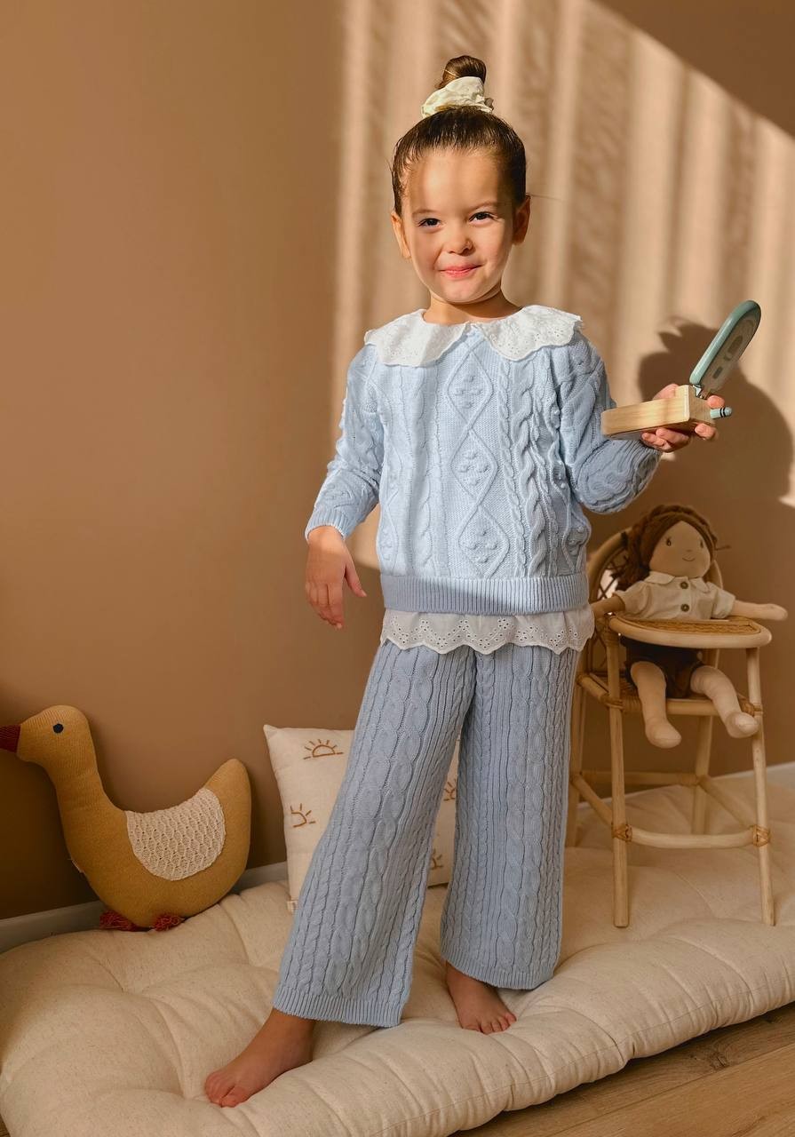 BABYBLUE Triko Kız Çocuk Takım