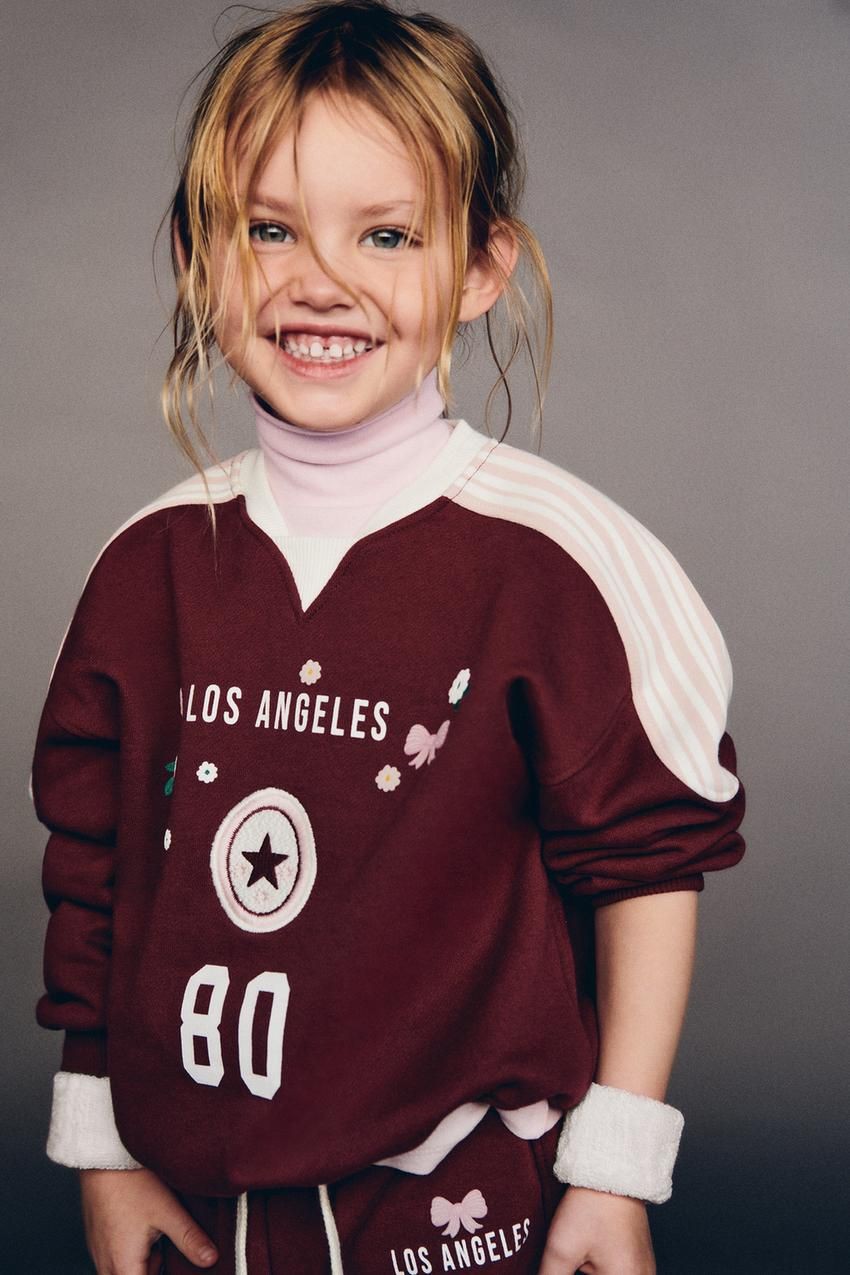 LOS ANGELES Baskılı Sweatshirt ve Eşofman Takım