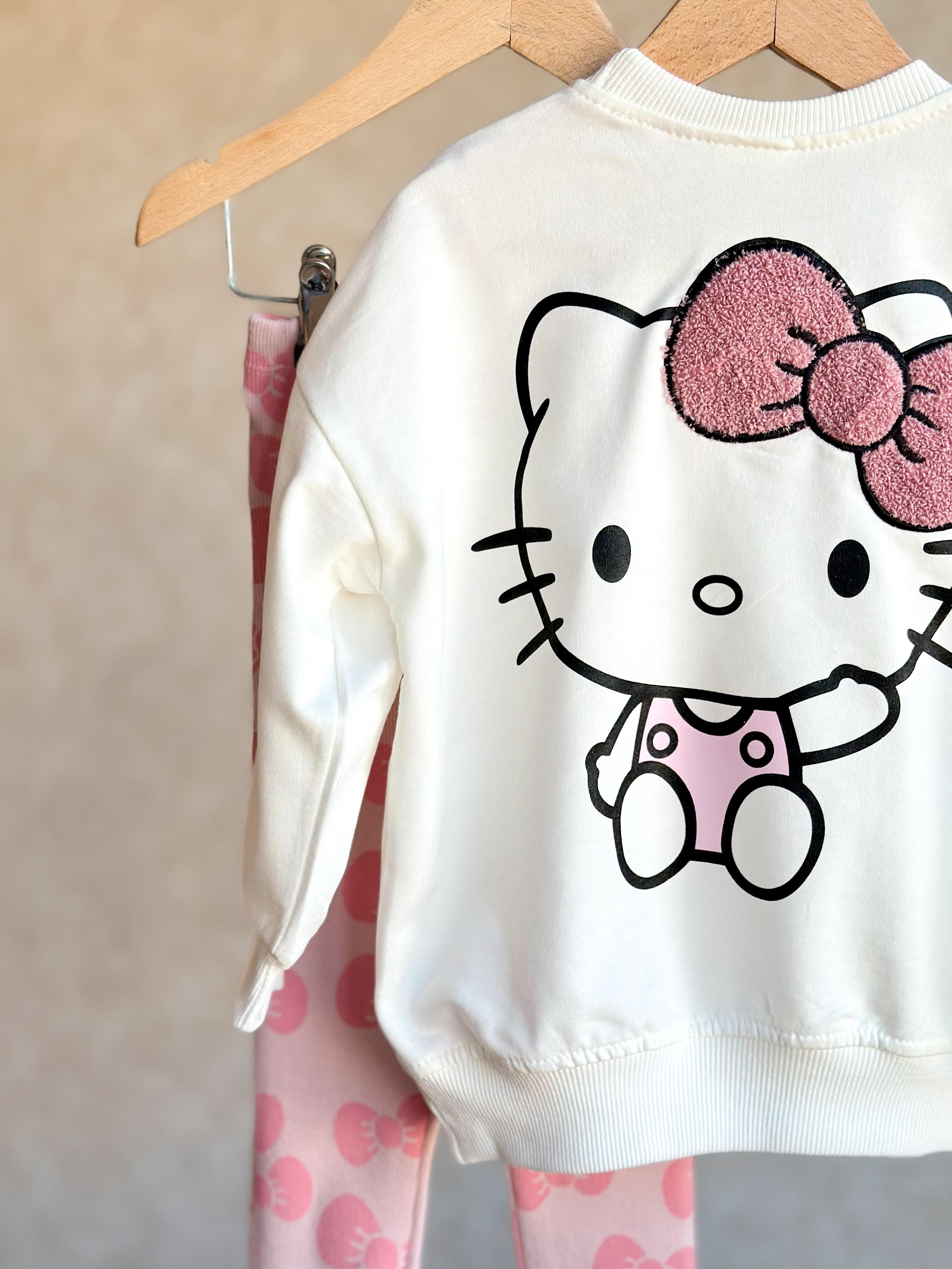 Hello Kitty 2 İplik Kız Çocuk Takımı