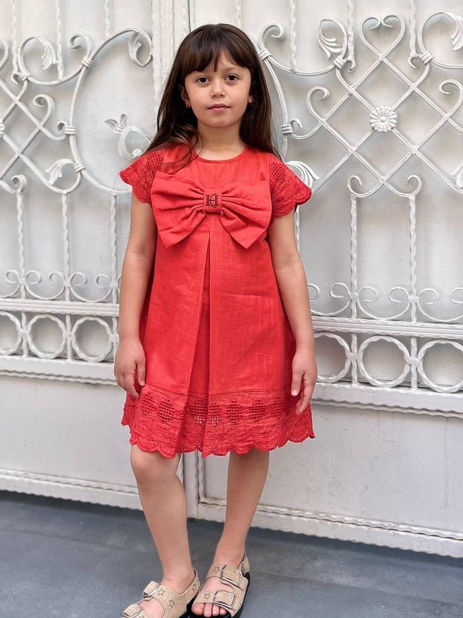 ELİSA Fiyonk Detay Elbise 