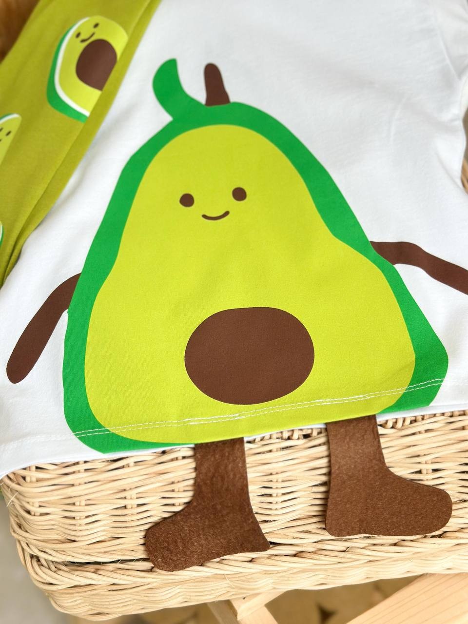 AVOCADO Baby 3 Boyutlu T-Shirt ve Tayt akım