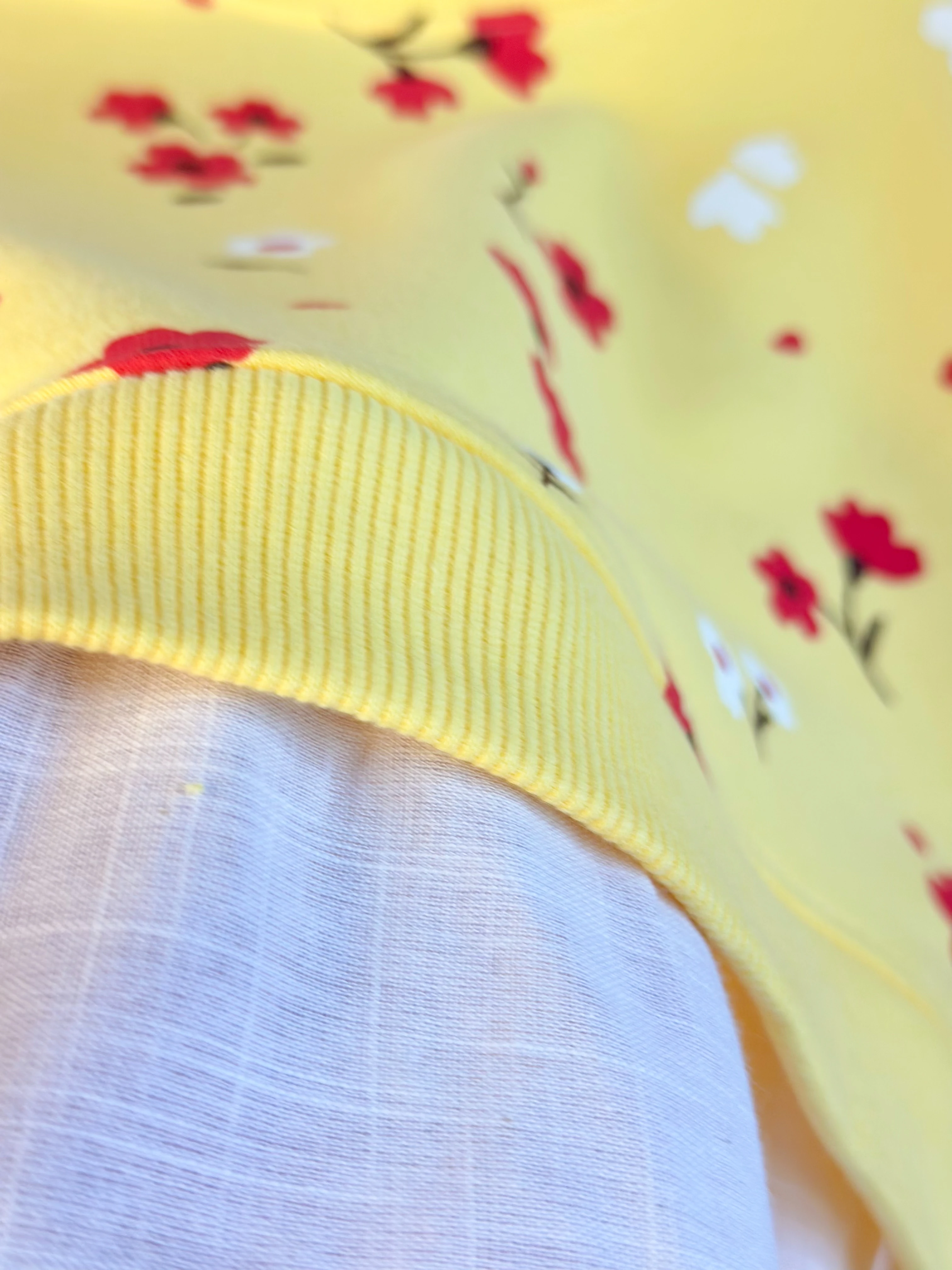  BUTTERYELLOW FLOWERS Gömlek Detaylı Sweatshirt ve Tayt Takım