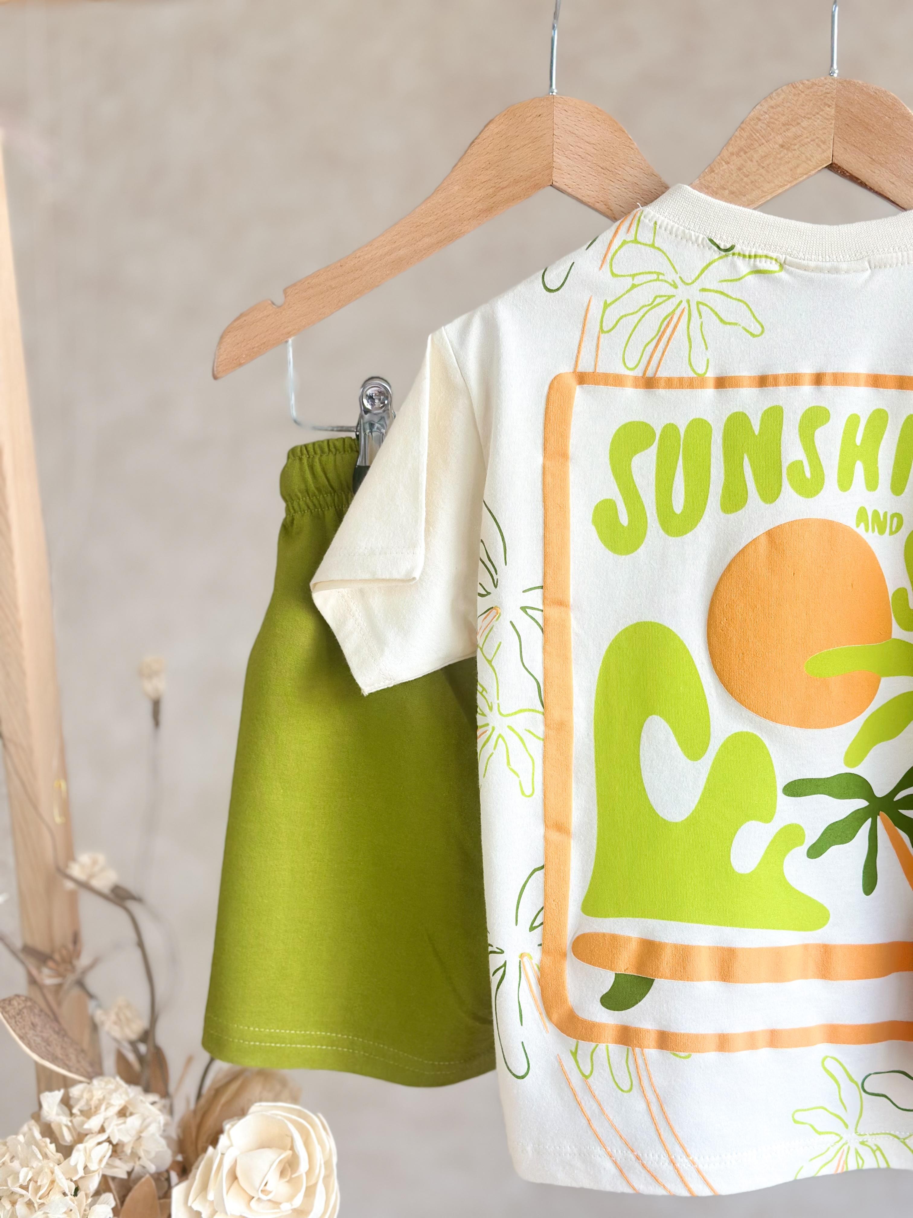SUNSHINE SURF T-Shirt ve Şort Takım