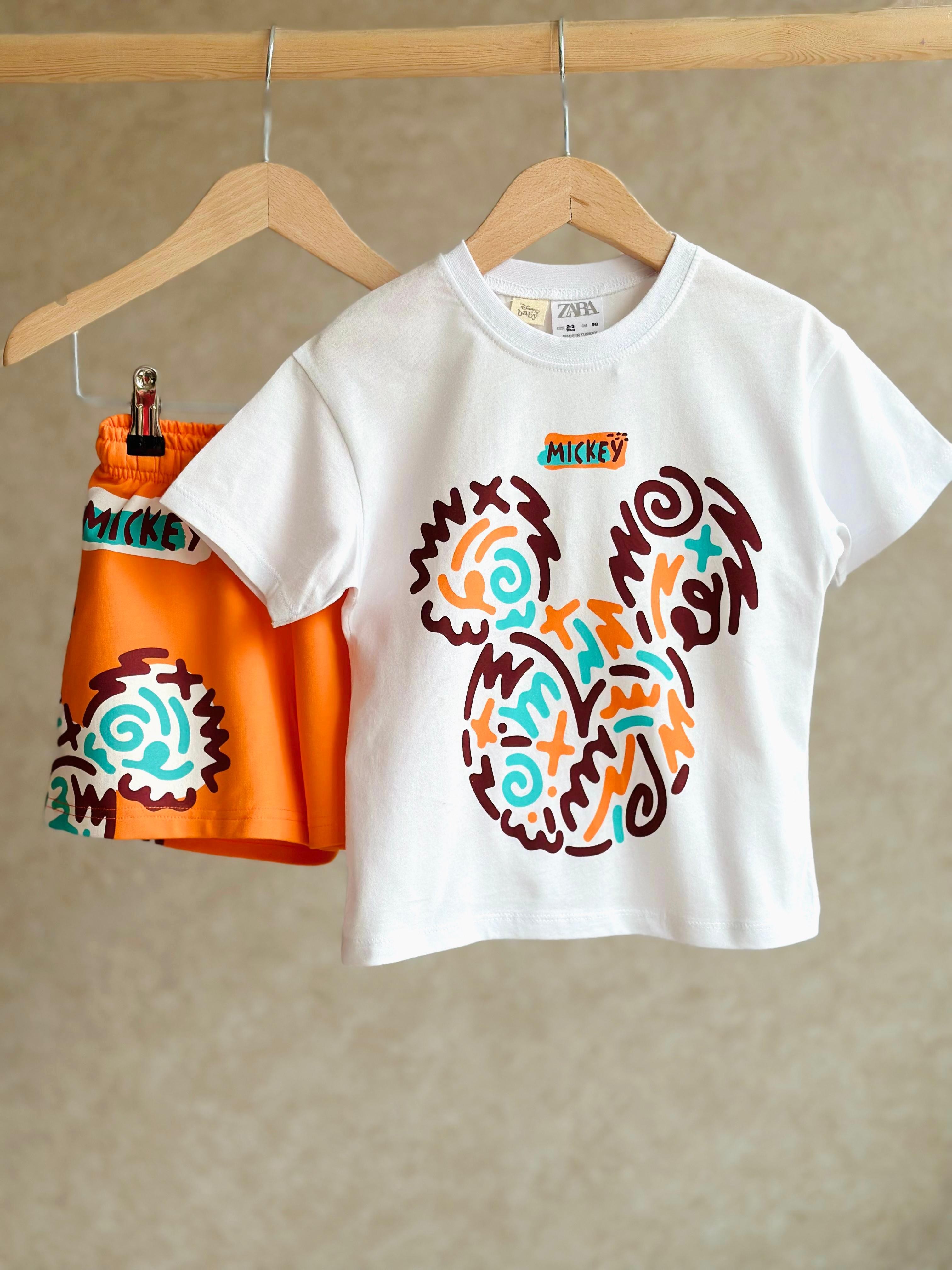 MINNIE MOUSE ORANGE Şort Takım