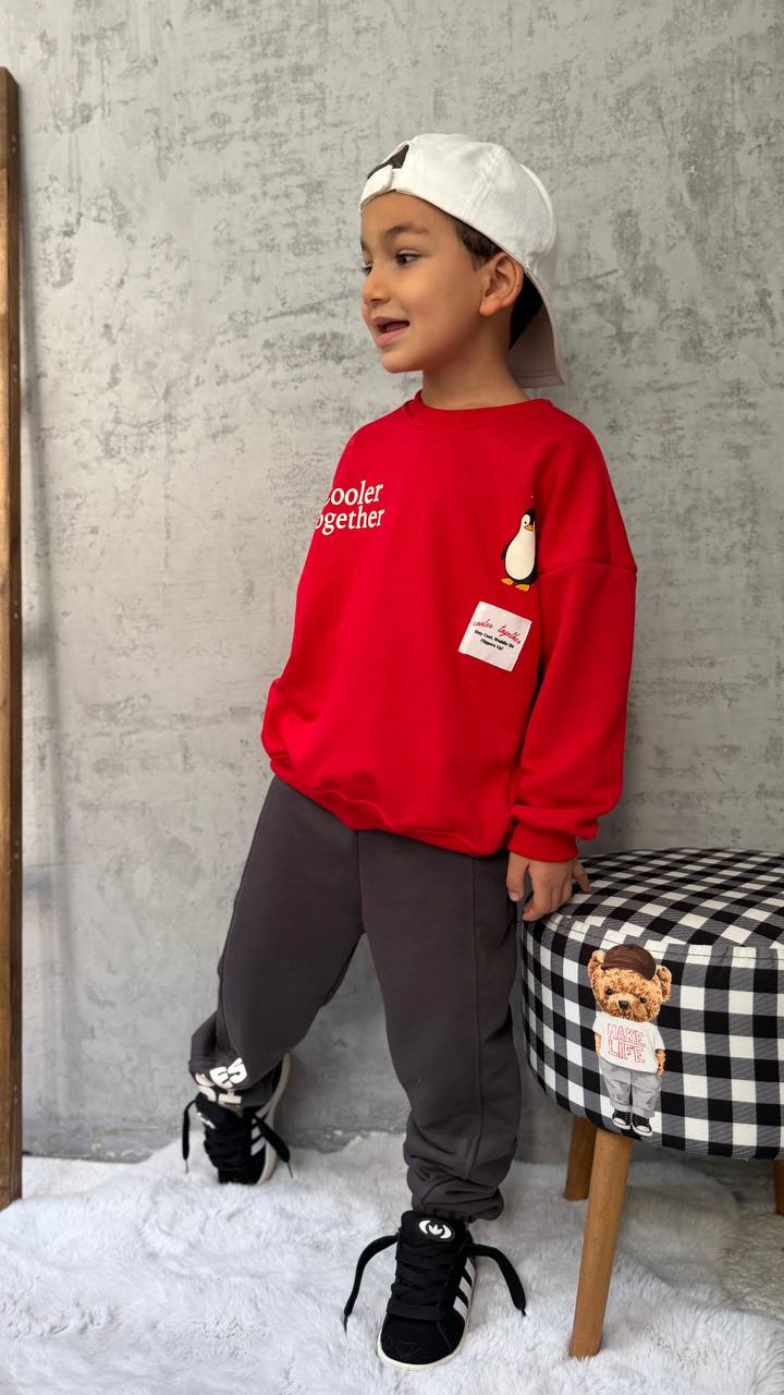 COOLER TOGETHER 3 İplik Erkek Çocuk Takımı