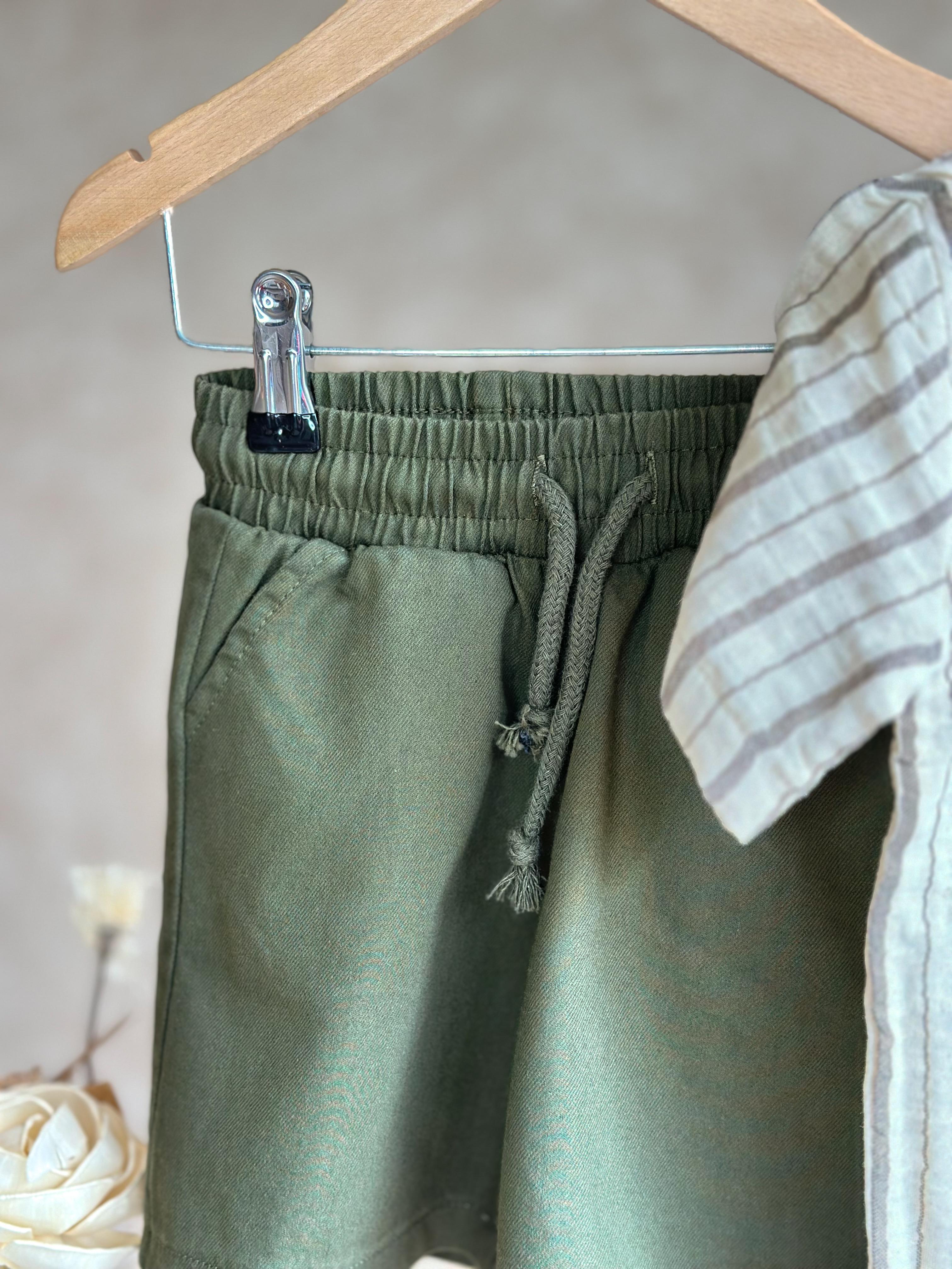GREEN GENTLEMEN Gömlek ve Şort Takım