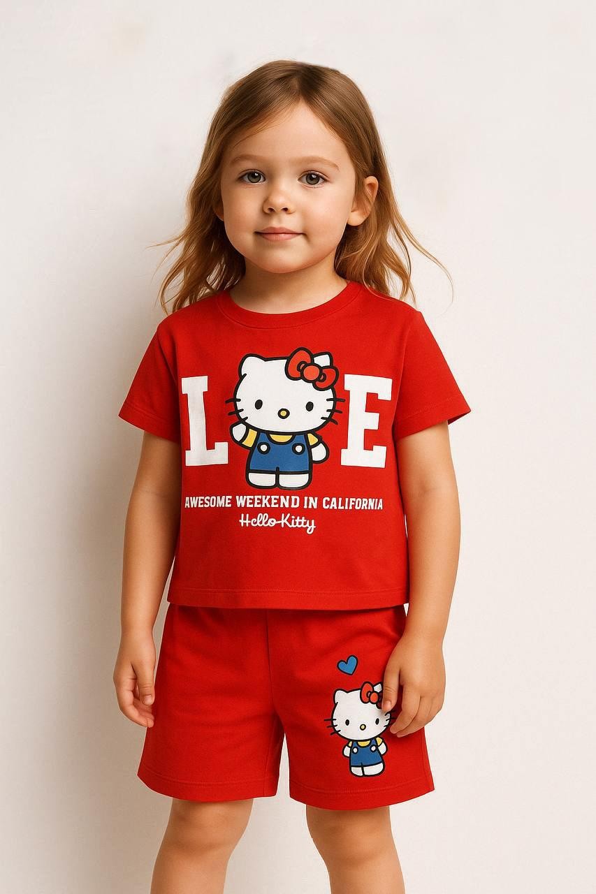 Hello Kitty Şortlu Takım