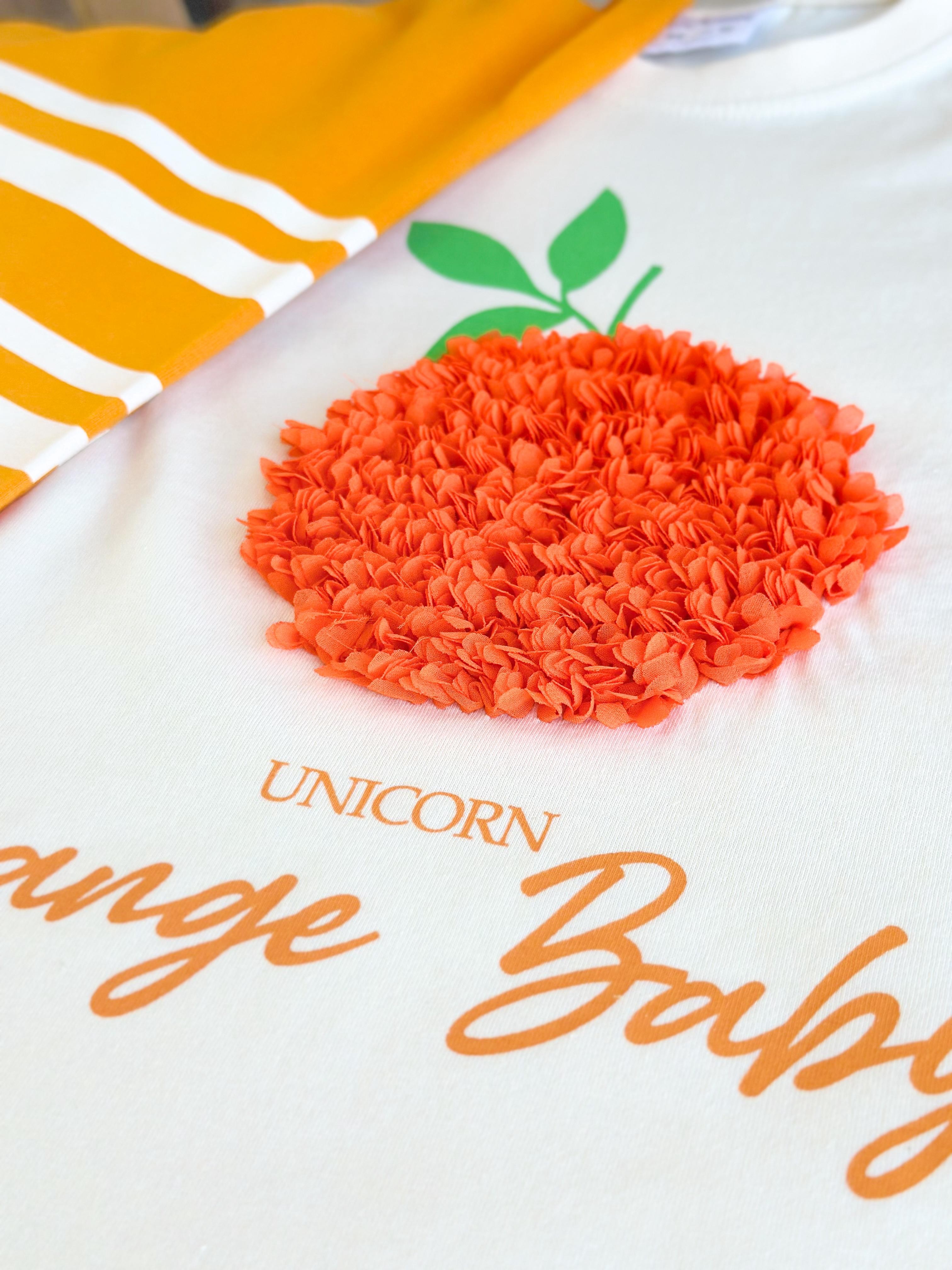 ORANGE BABY 3 Boyutlu T-Shirt ve Eşofman Altı Takım