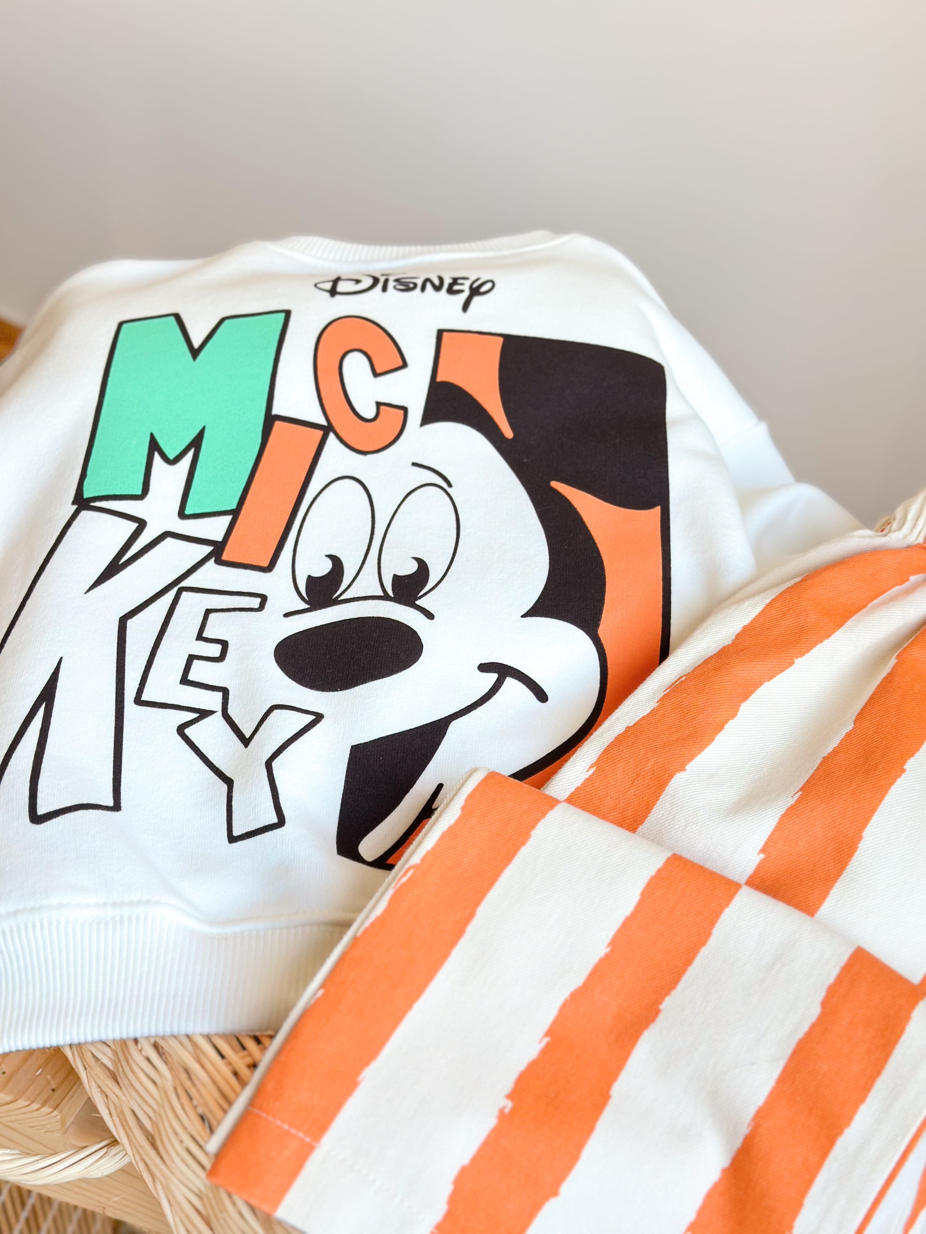 Karakter Baskılı Sweatshirt ve Dokuma Pantolon Takım