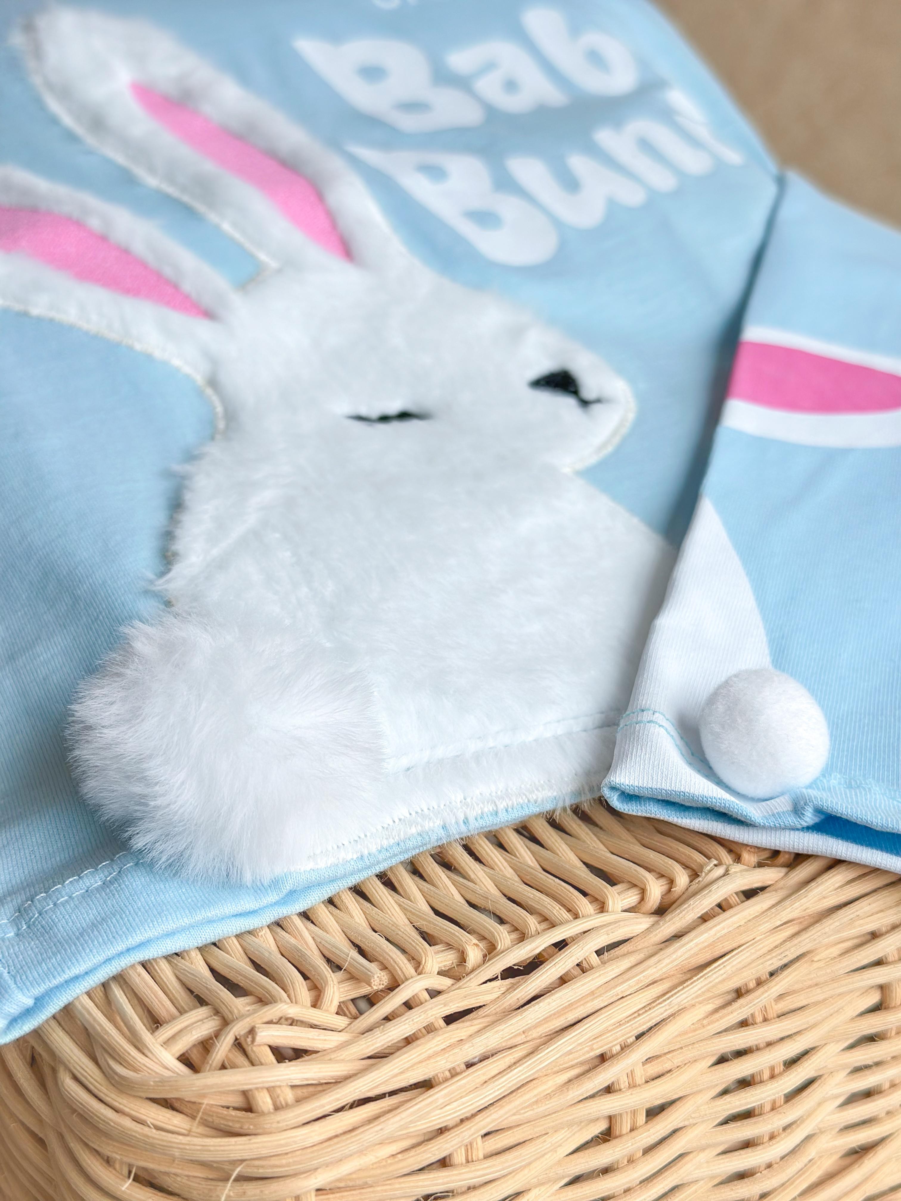 BABY BUNNY Peluş T-Shirt ve Tayt Takım