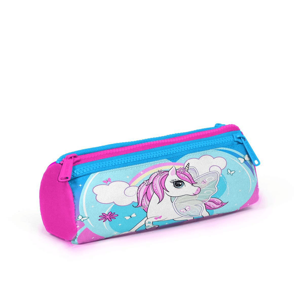 Coral High Mavi Pembe Unicorn Desenli 3'lü Okul Çanta Seti