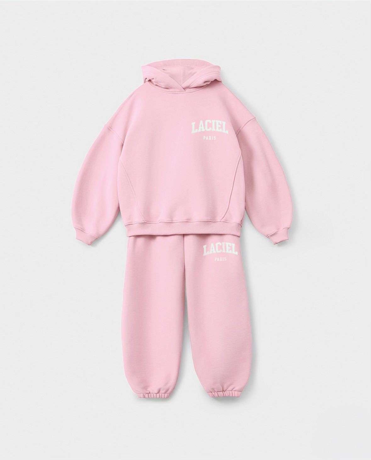 Winter Club Kapüşonlu Unisex Takım-Pembe