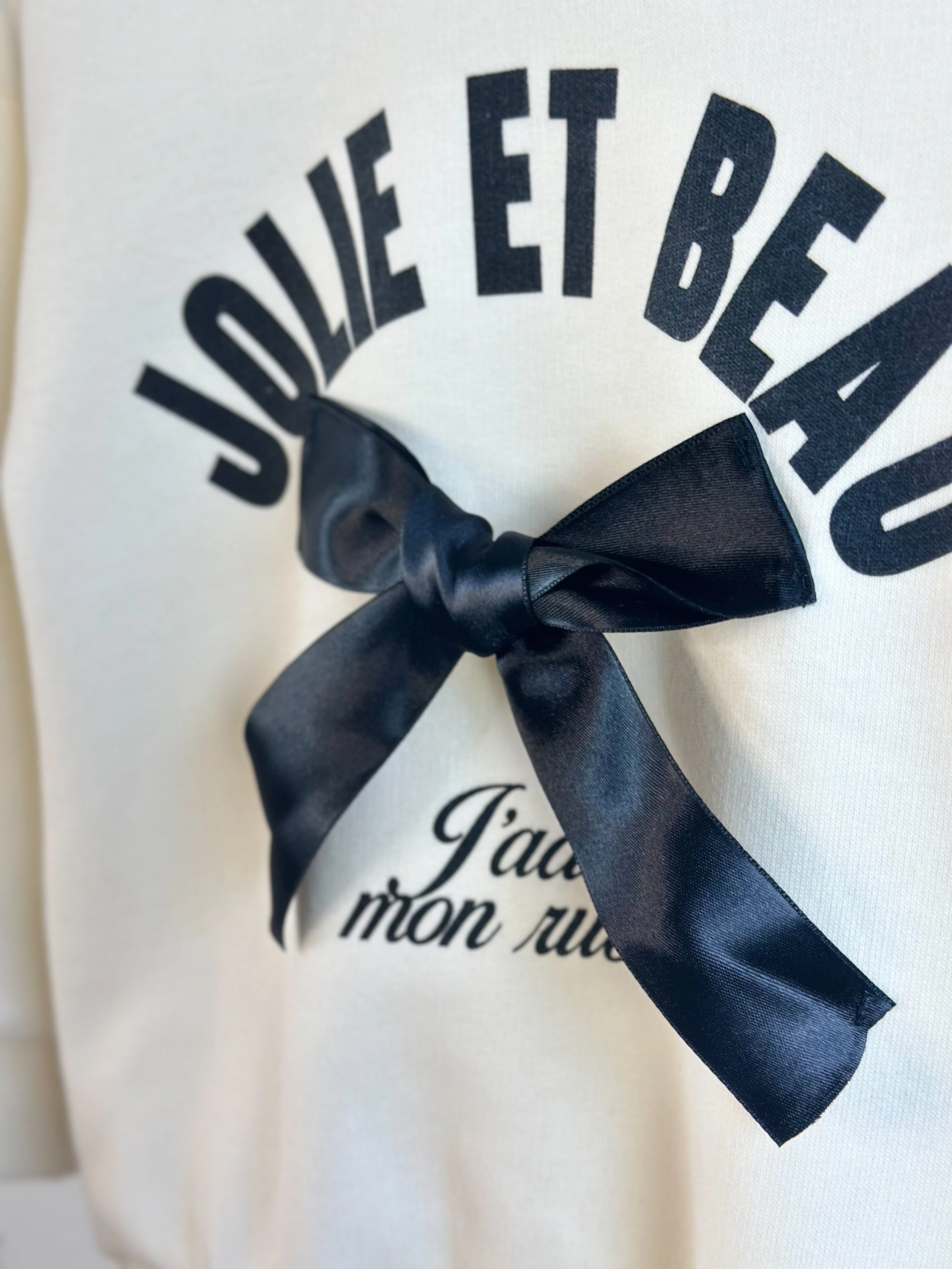 JOLIE Fiyonk Detaylı Sweatshirt ve İspanyol Paça Tayt Takım