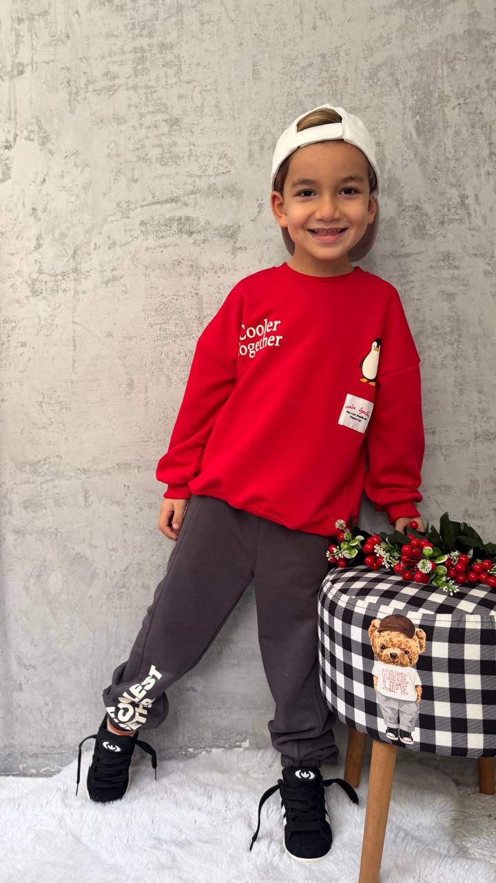 COOLER TOGETHER 3 İplik Erkek Çocuk Takımı