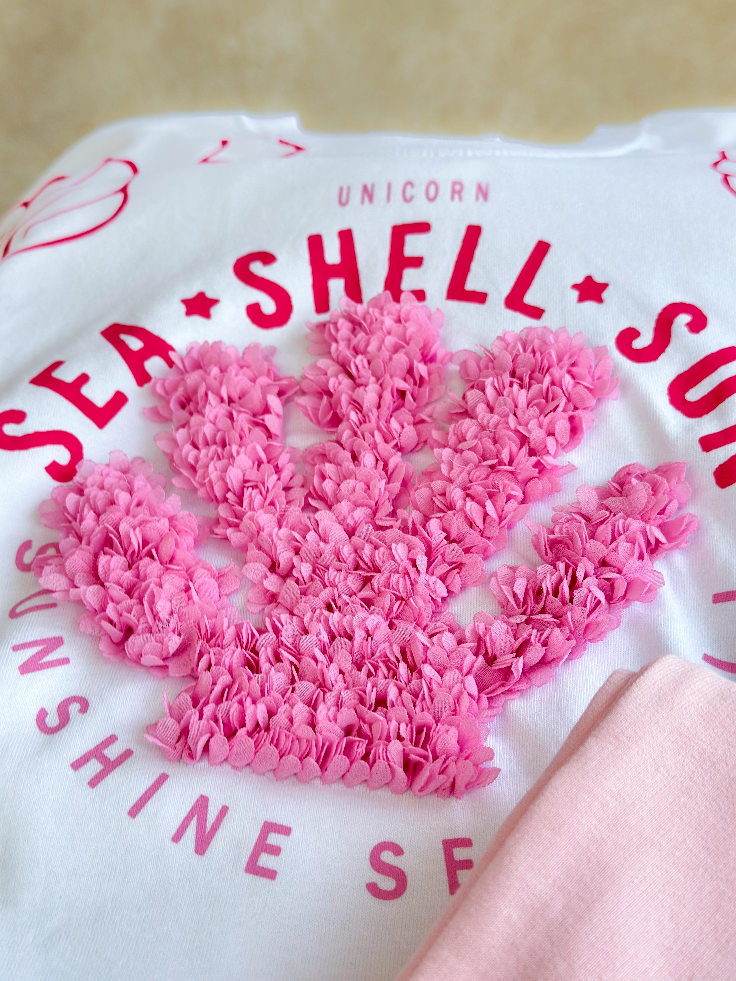 SEA SHELL SUN Kız Çocuk T-Shirt ve Eşofman Takım
