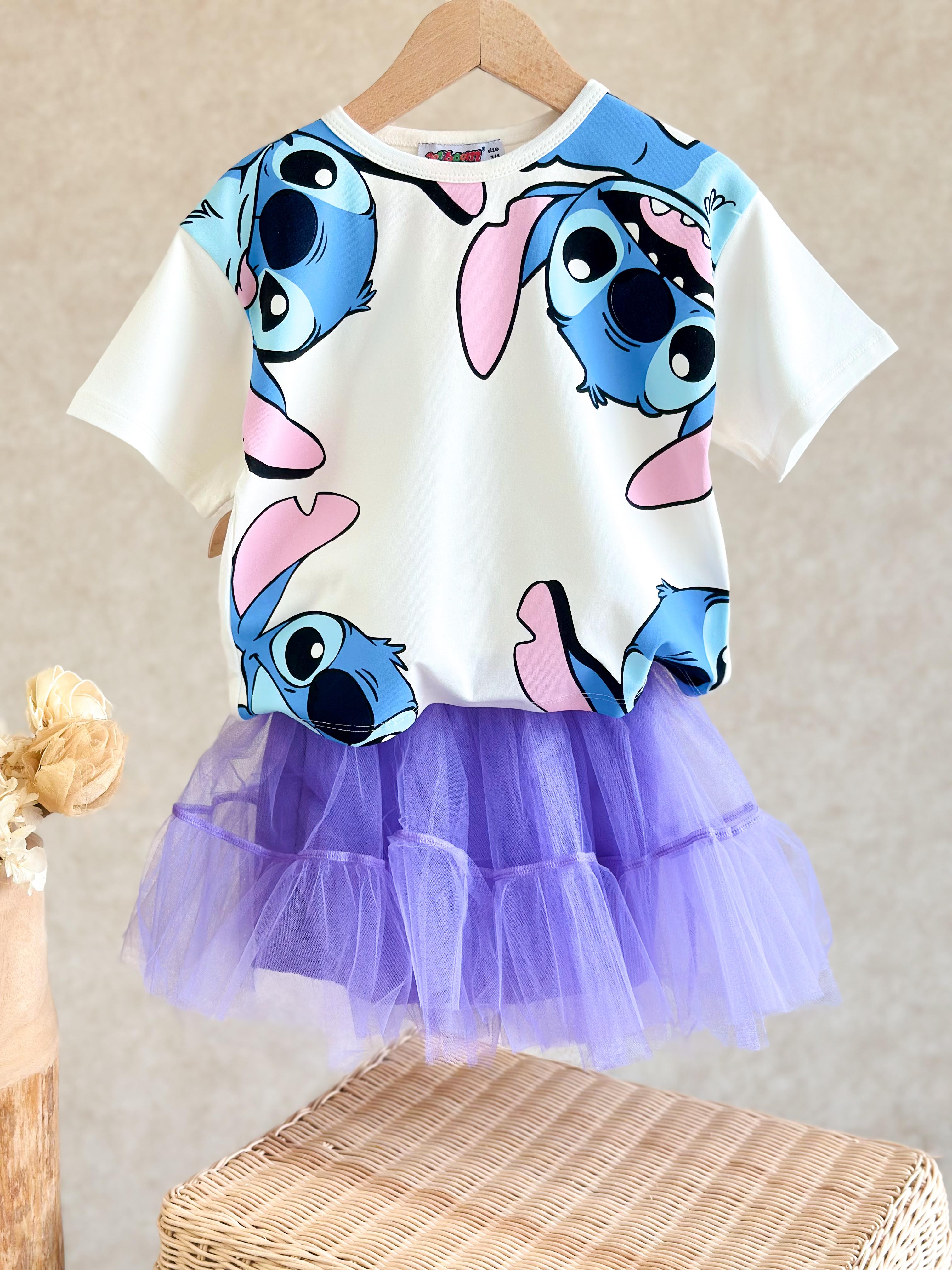 Tütü Etekli Stitch Takım